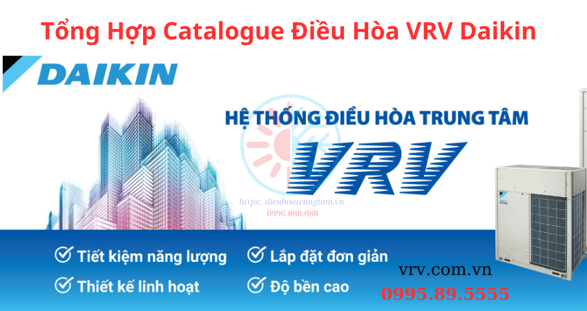 Tổng Hợp Catalogue Điều Hòa VRV Daikin
