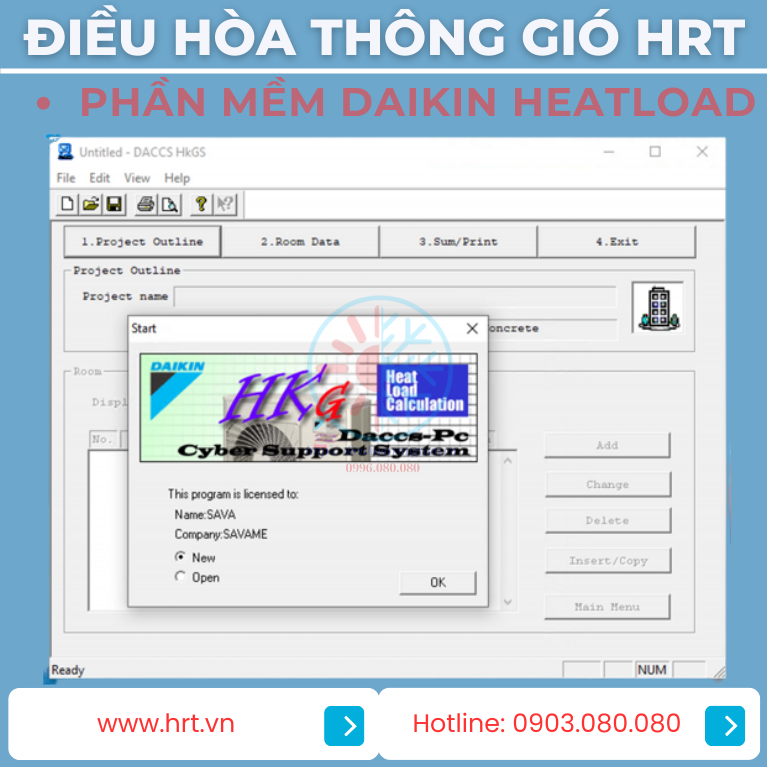 Phần mềm Daikin Heatload