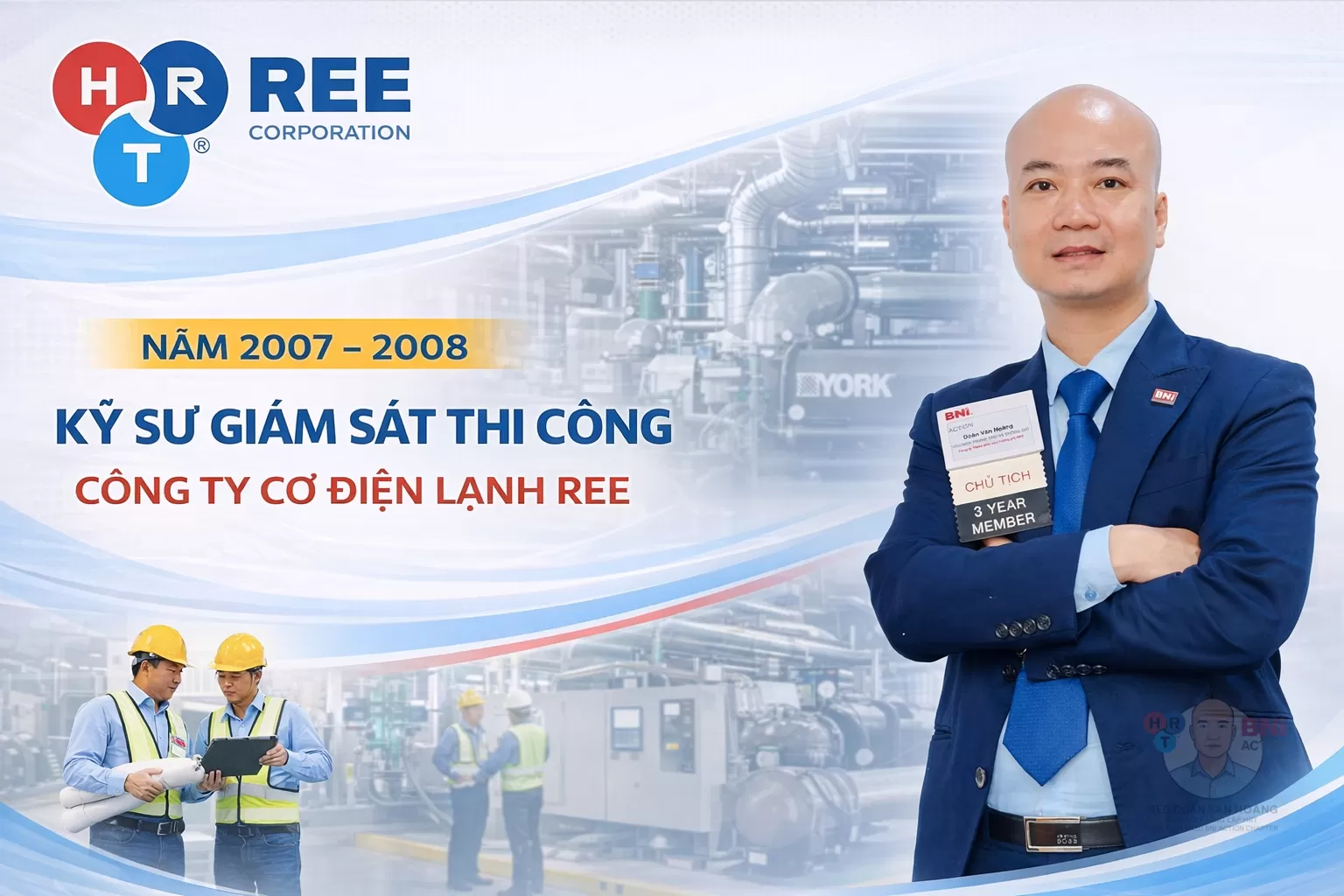 2007 &ndash; 2008 Kỹ Sư Gi&aacute;m S&aacute;t Thi C&ocirc;ng &ndash; C&ocirc;ng ty Cơ Điện Lạnh REE