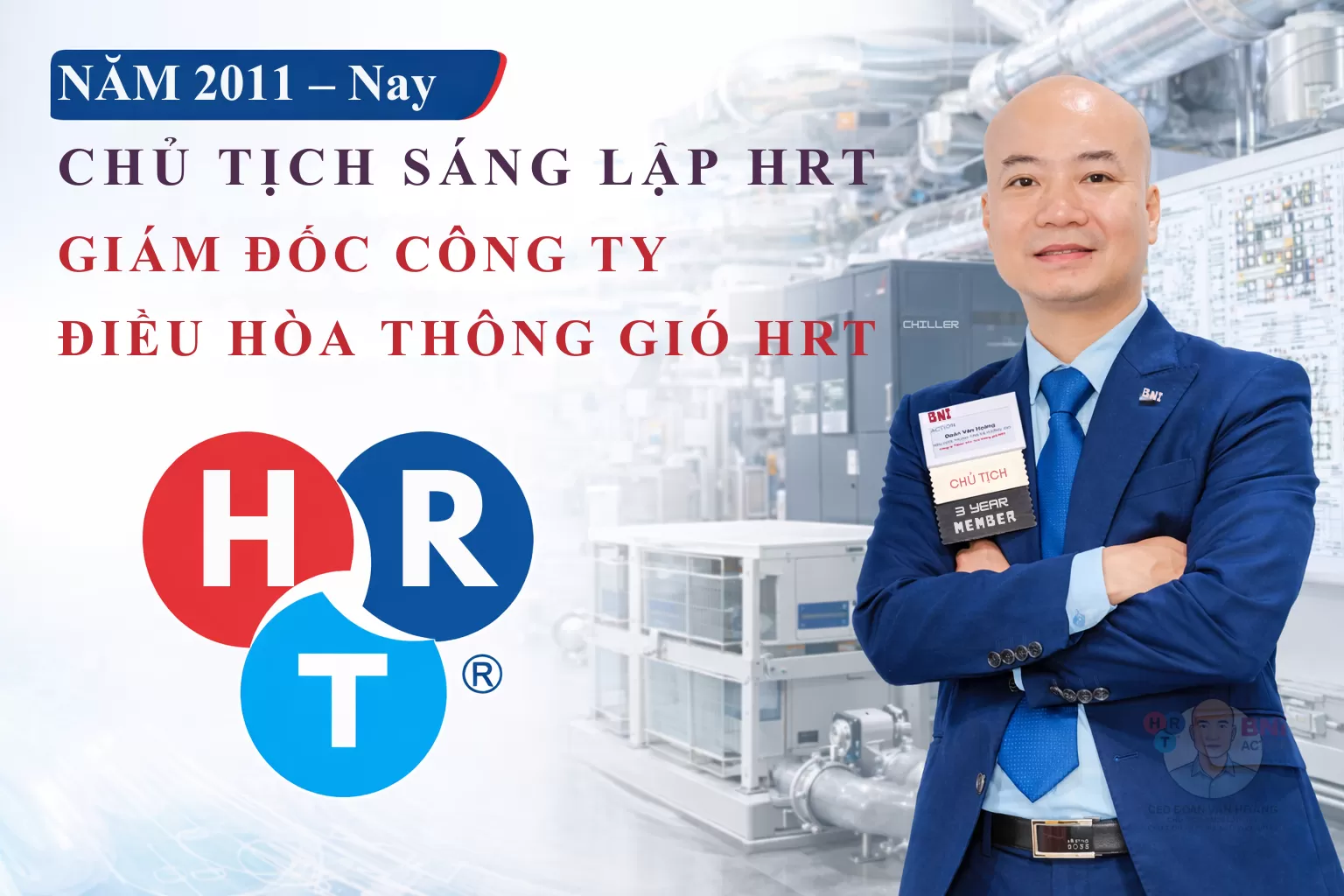 2011 &ndash; Nay Chủ Tịch S&aacute;ng Lập Thương Hiệu HRT