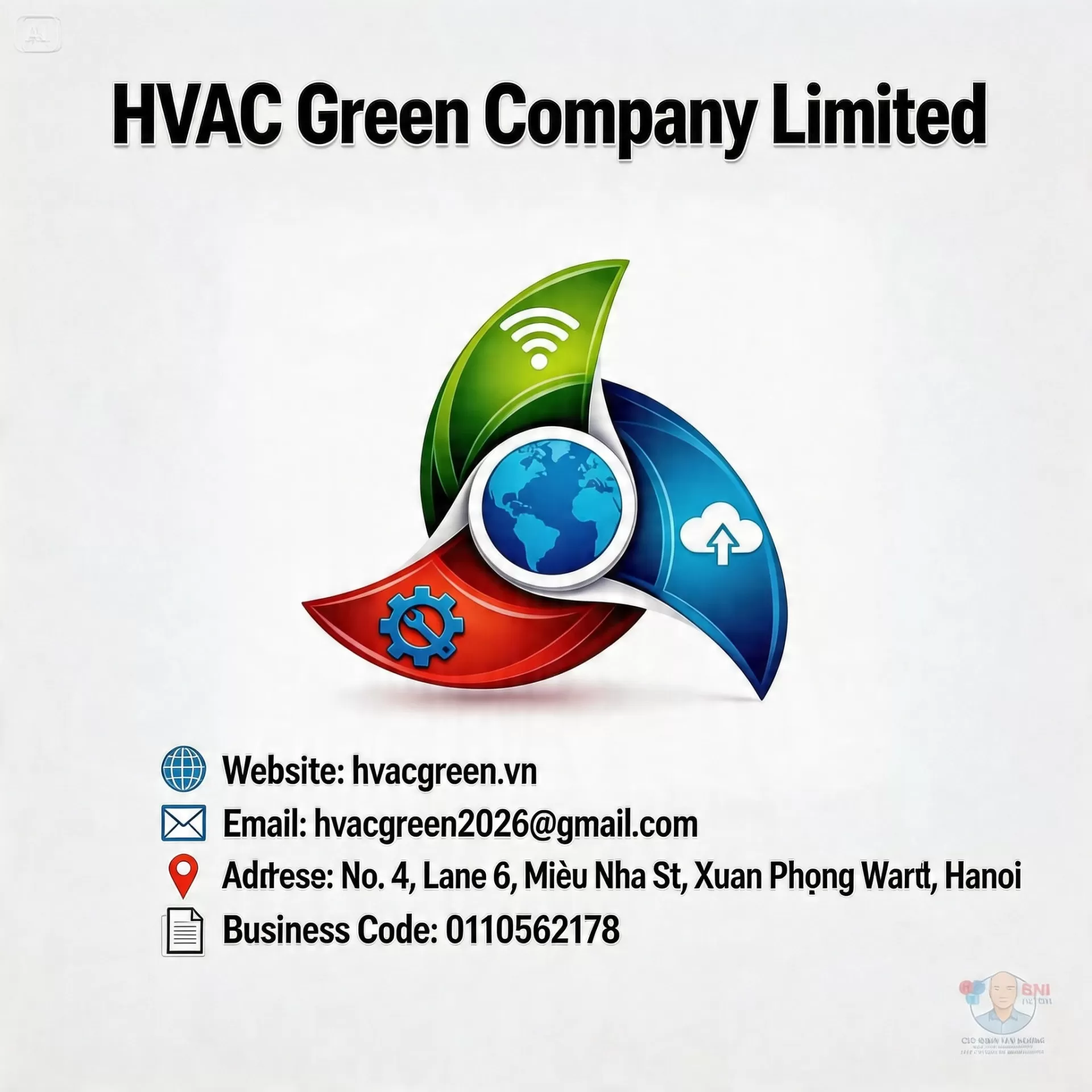 Th&ocirc;ng tin li&ecirc;n hệ HVAC Green