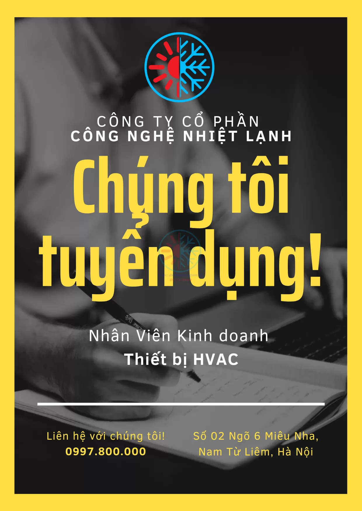 Tuyển dụng Kỹ Sư Bán Hàng HVAC