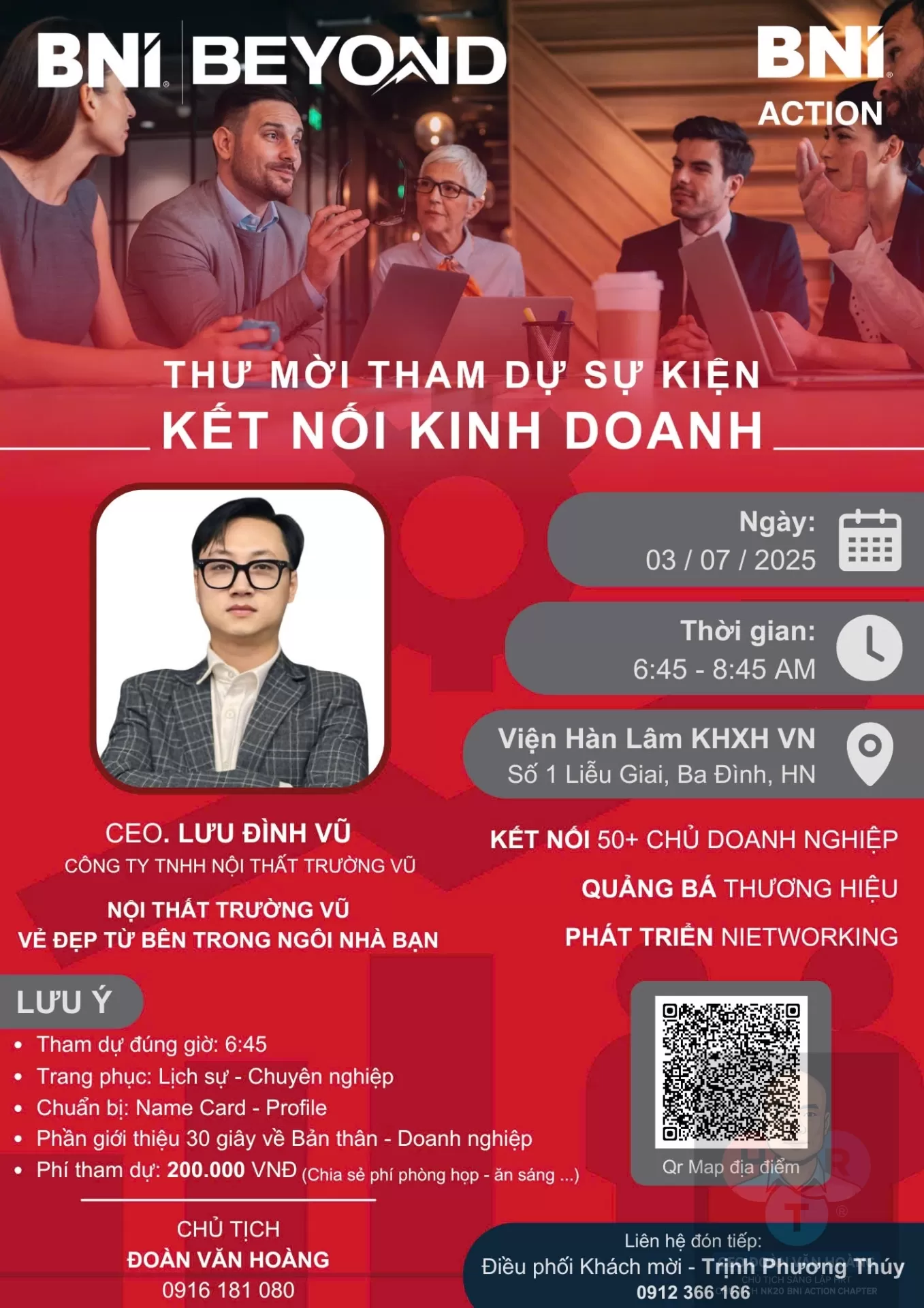 Thư Mời Kết Nối Kinh Doanh 03/07/2025