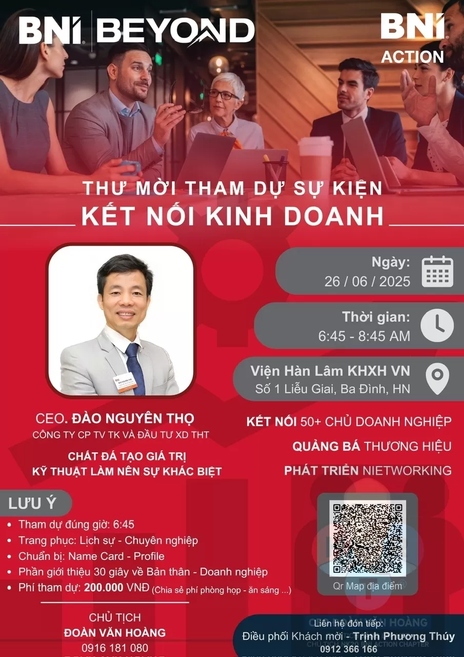 Sự kiện kết nối kinh doanh – 26/06/2025