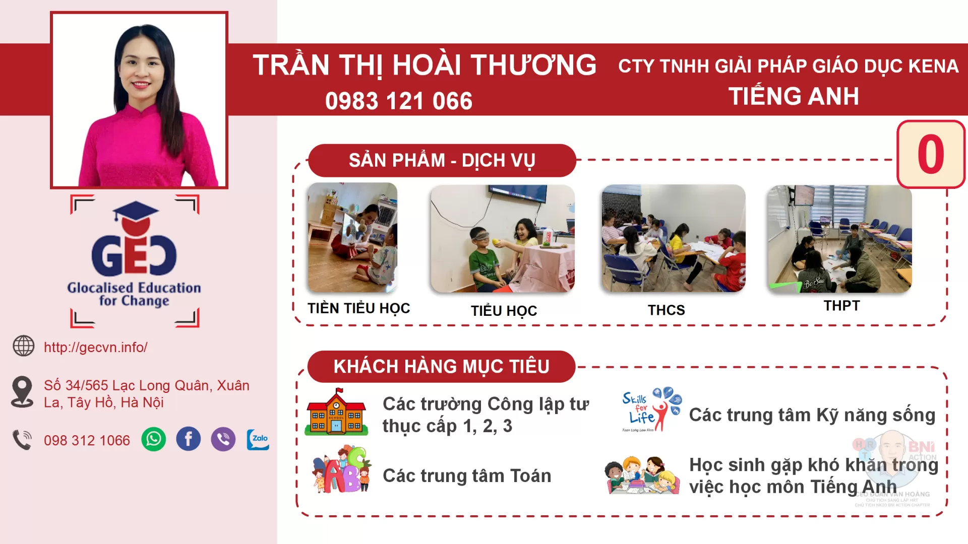 Phụ Trách Đón Tiếp Khách Mời: CEO Trần Thị Hoài Thương