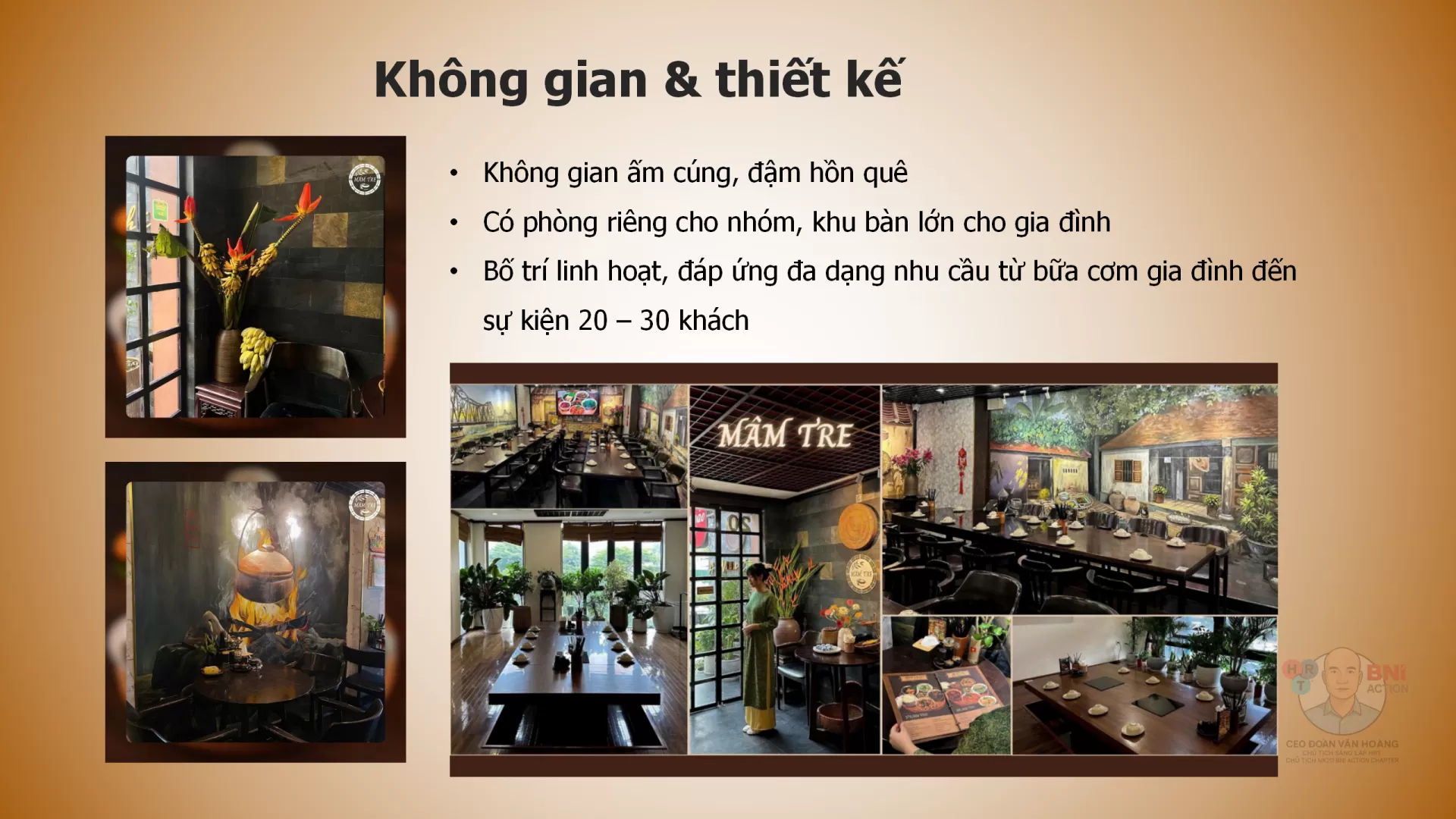 Không gian & thiết kế – Linh hoạt và ấm cúng