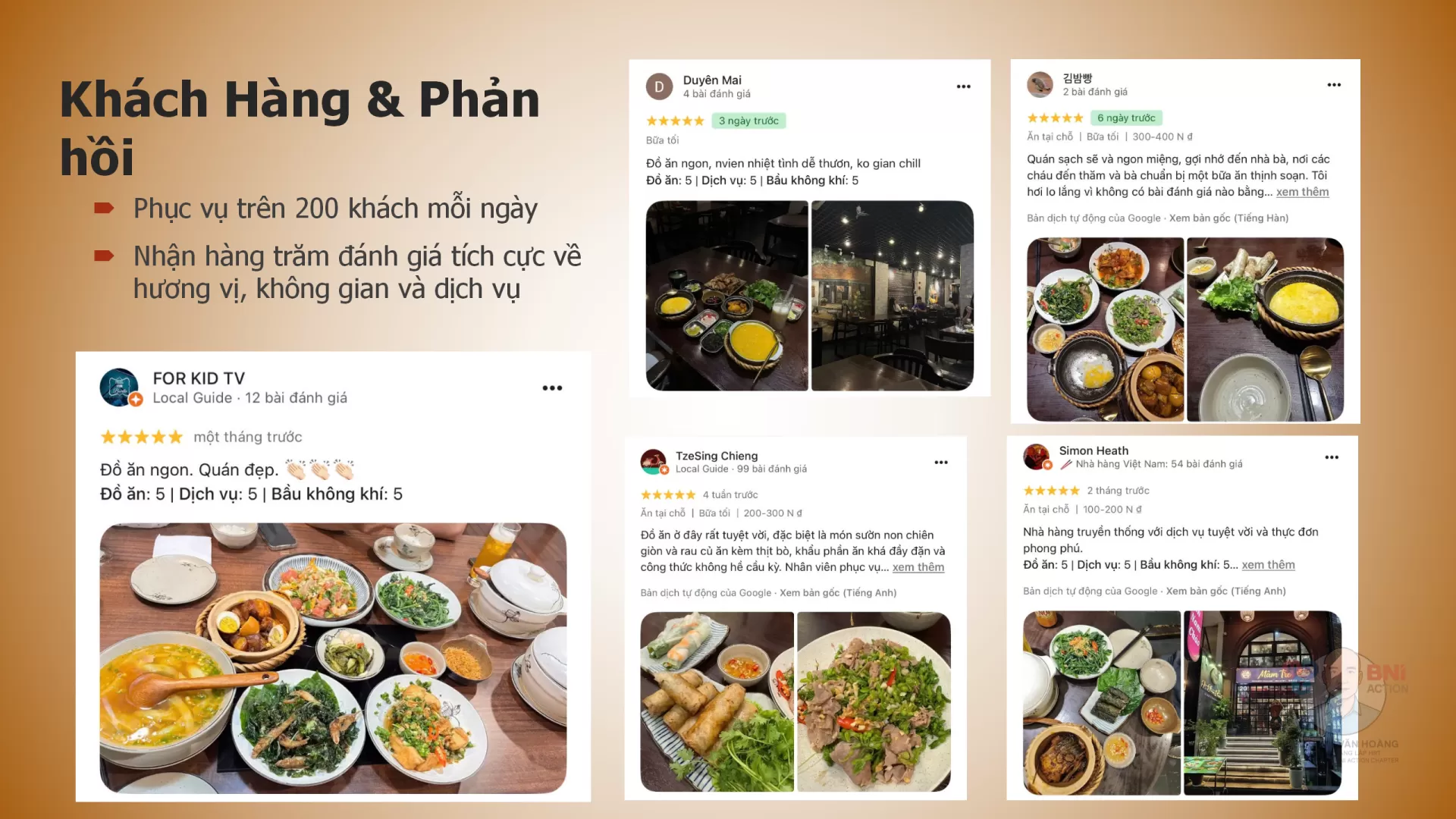 Khách hàng & phản hồi