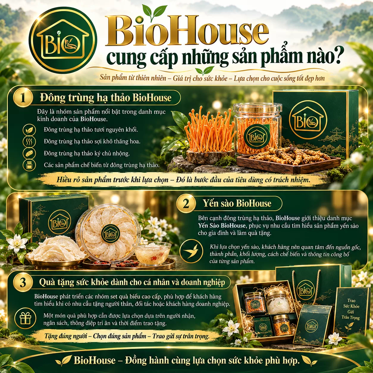 BioHouse cung cấp những sản phẩm nào