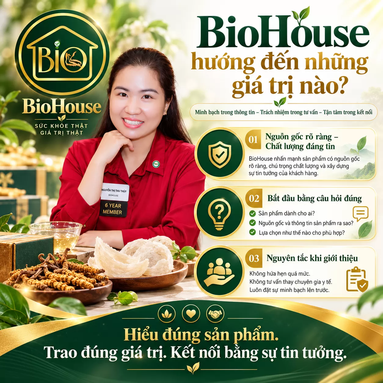 BioHouse hướng đến những giá trị nào