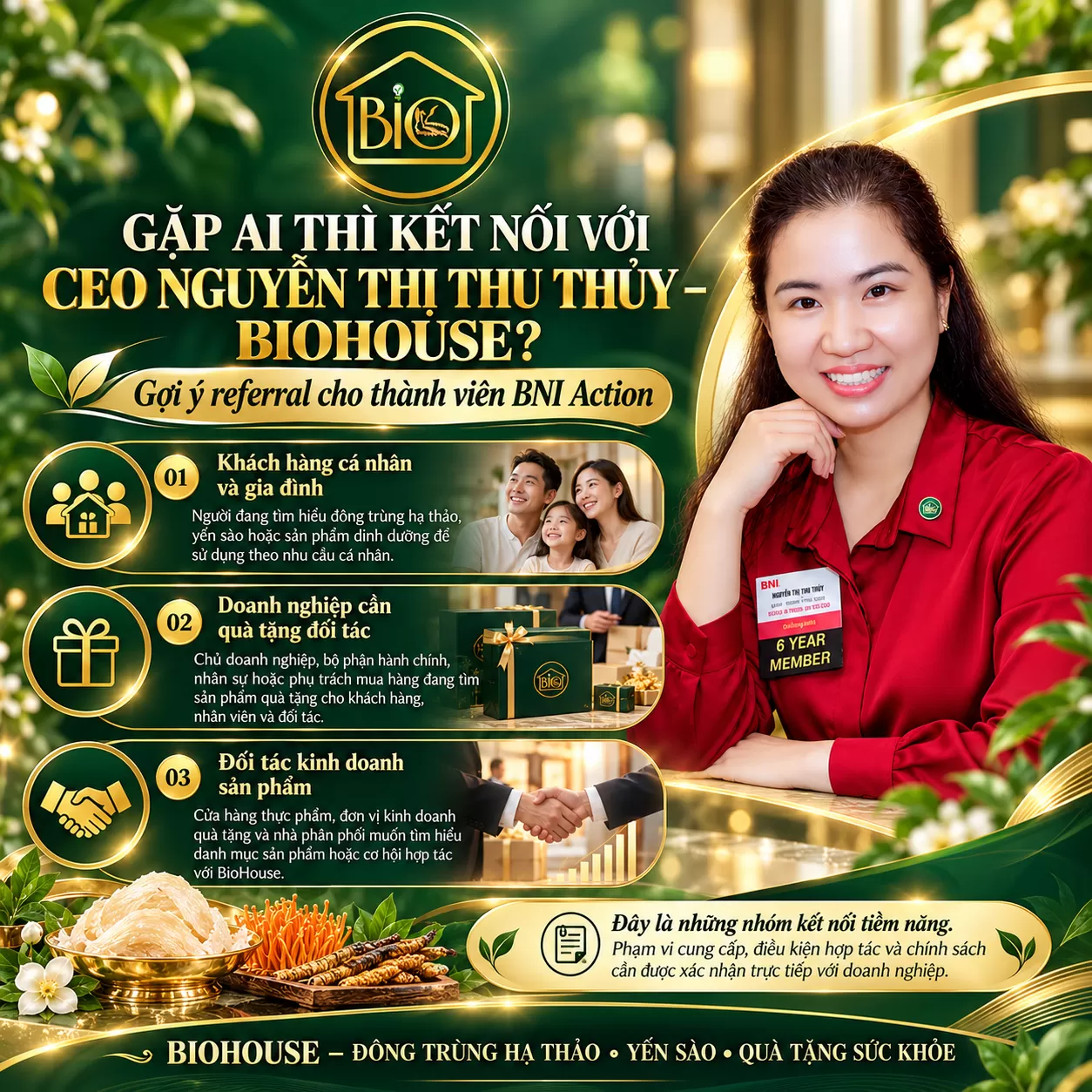 Gặp ai thì kết nối với CEO Nguyễn Thị Thu Thủy – BioHouse?