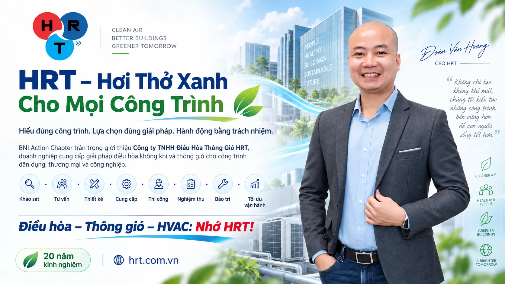HRT – Hơi Thở Xanh Cho Mọi Công Trình