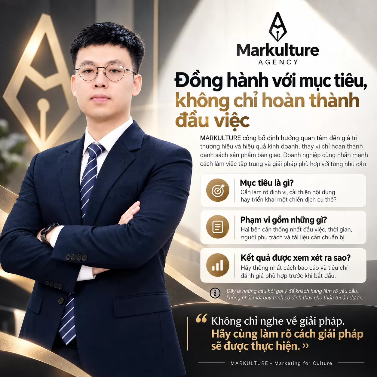 Đồng hành với mục tiêu, không chỉ hoàn thành đầu việc