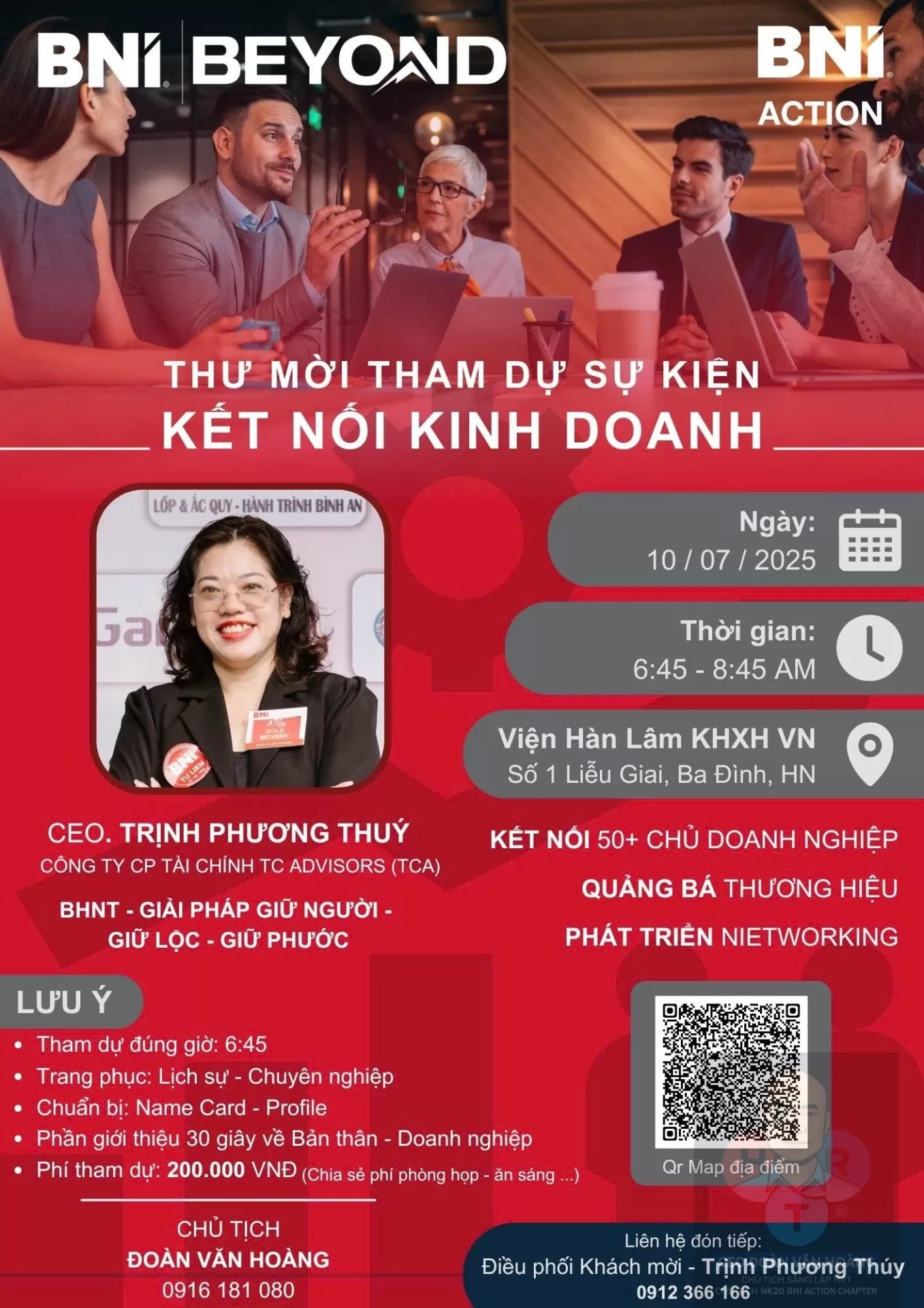 Thư Mời Kết Nối Kinh Doanh 10/07/2025