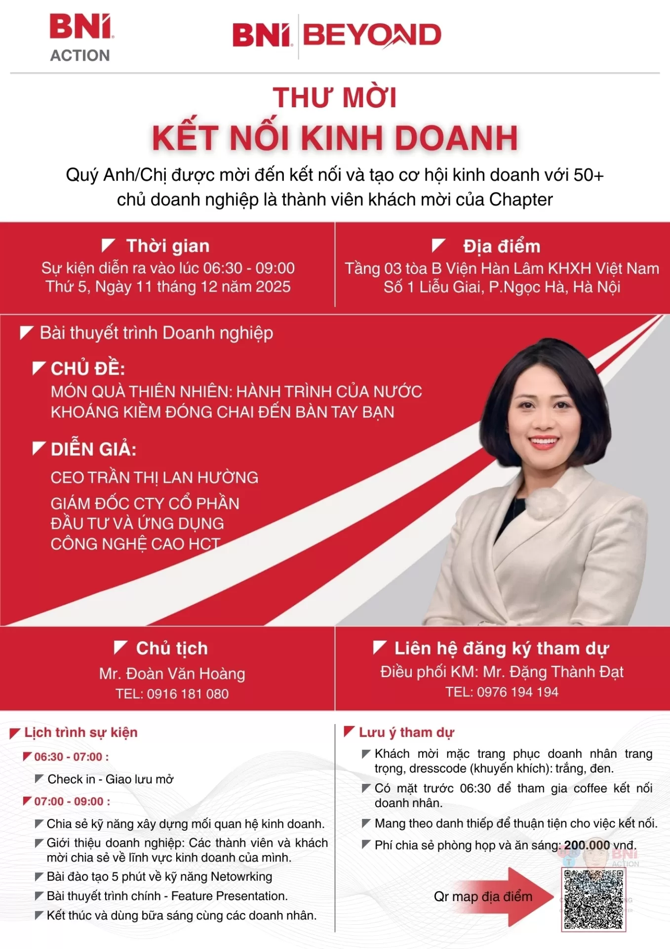 ? THƯ MỜI KẾT NỐI KINH DOANH BNI BEYOND