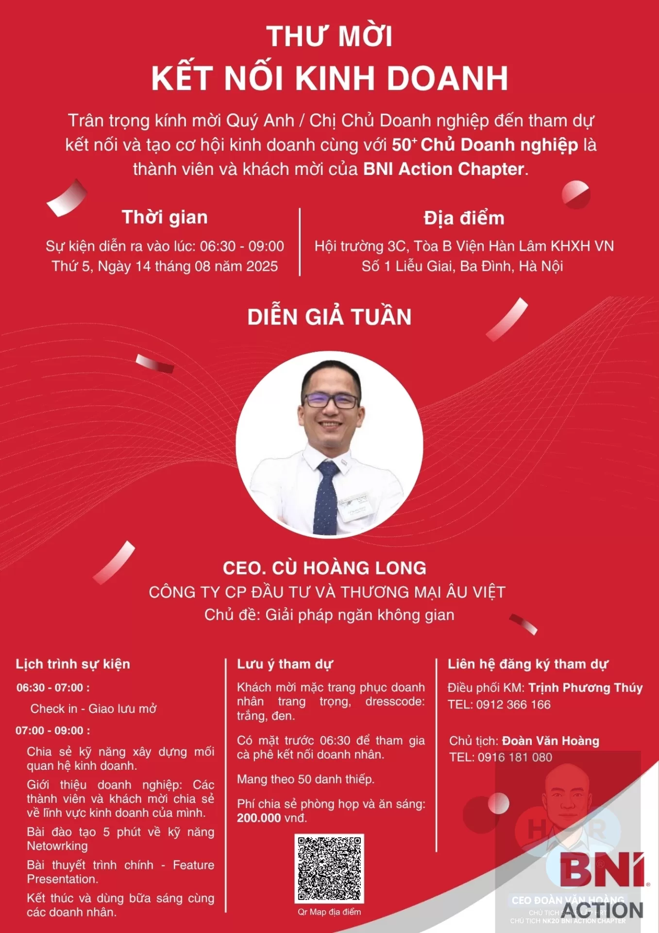 Kết Nối Kinh Doanh BNI Action Chapter 14/08/2025