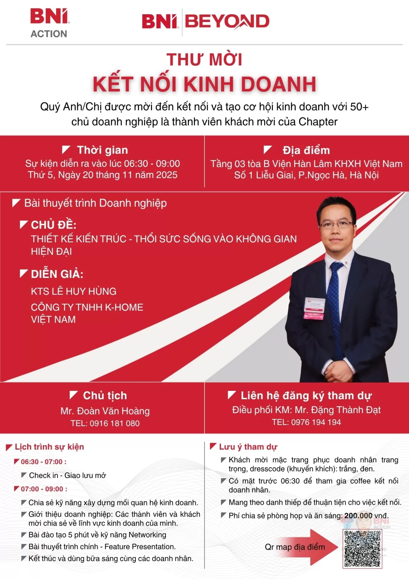 ? THƯ MỜI KẾT NỐI KINH DOANH – BNI ACTION