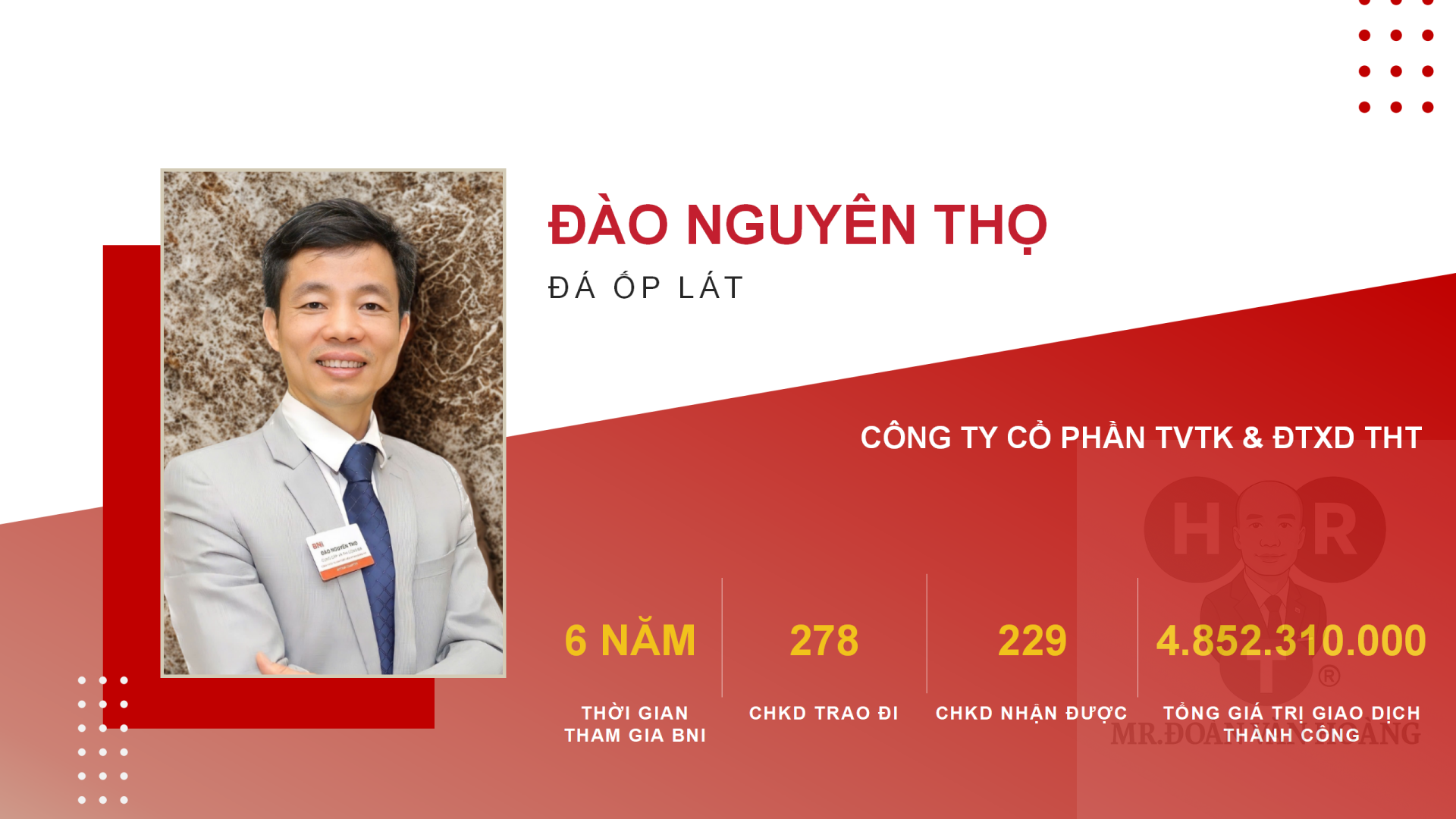 Đào Nguyên Thọ – Chuyên gia đá ốp lát cao cấp