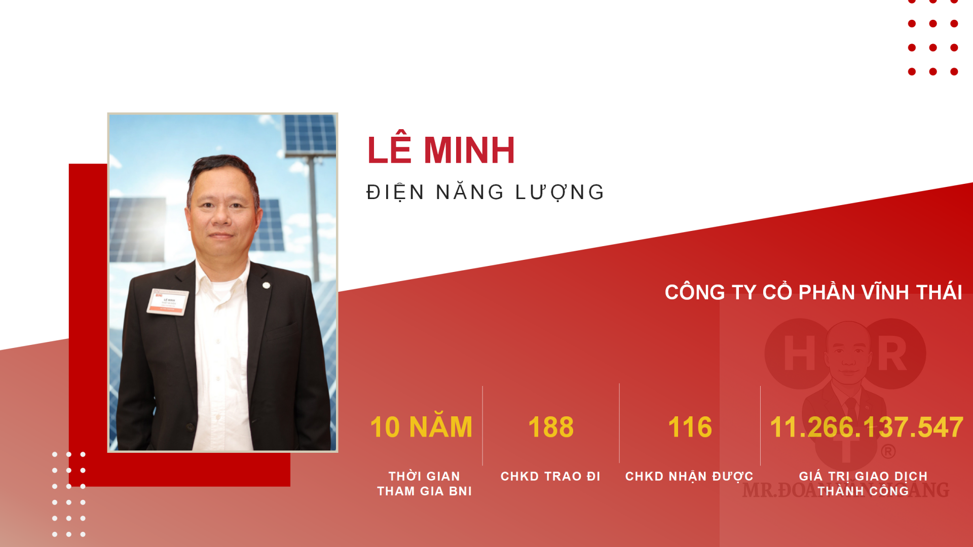 Lê Minh – Chuyên gia giải pháp điện năng lượng