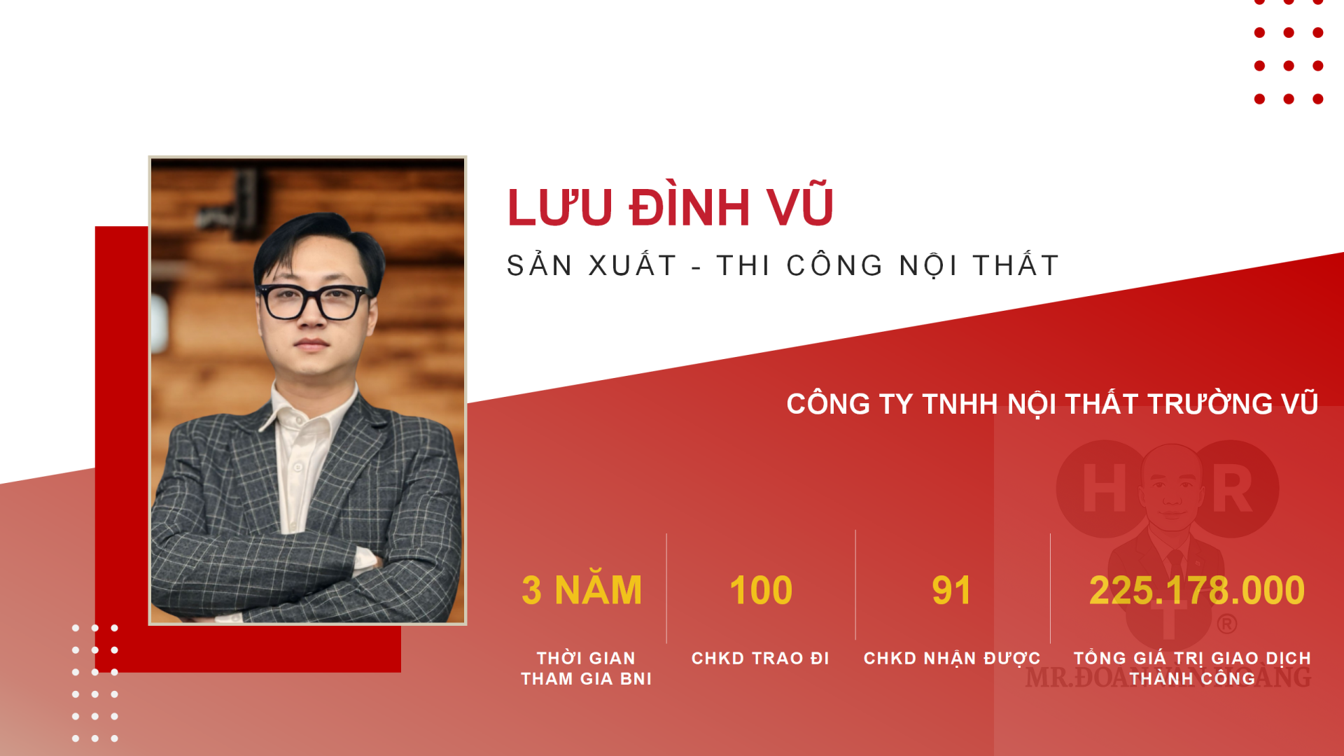 Lưu Đình Vũ – Chuyên gia sản xuất & thi công nội thất