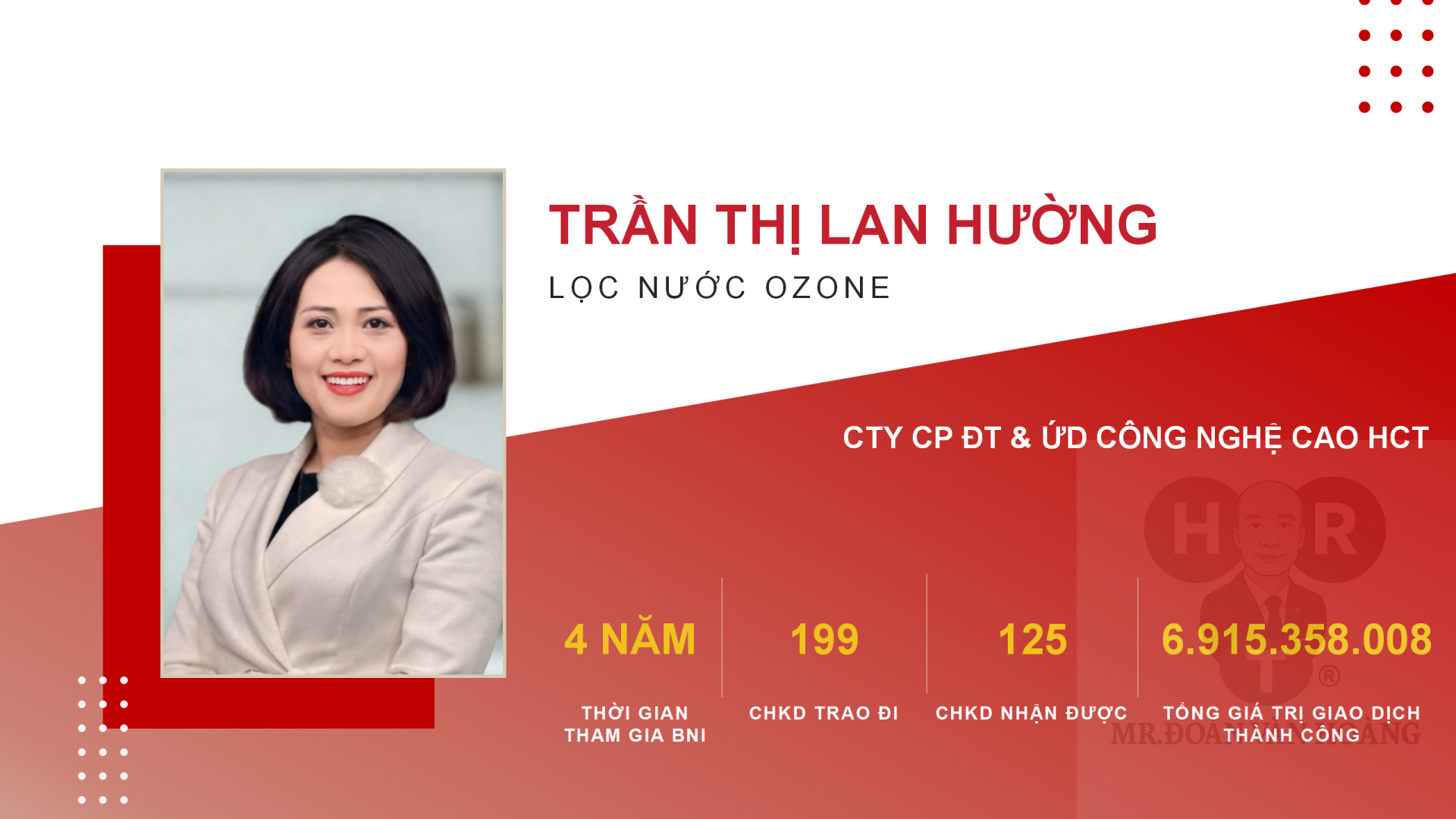 Trần Thị Lan Hường – Chuyên gia giải pháp lọc nước Ozone cao cấp