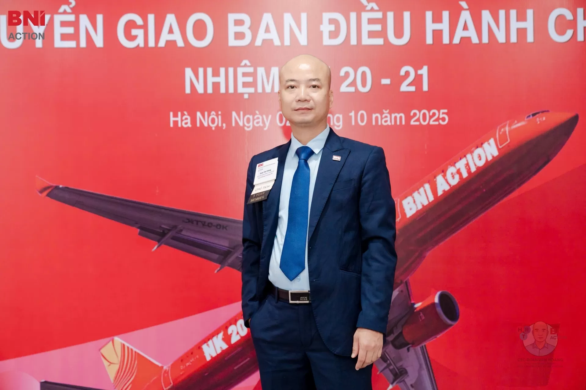Ph&oacute; Team KCN BNI Action CEO ĐO&Agrave;N VĂN HO&Agrave;NG - Điều H&ograve;a HRT