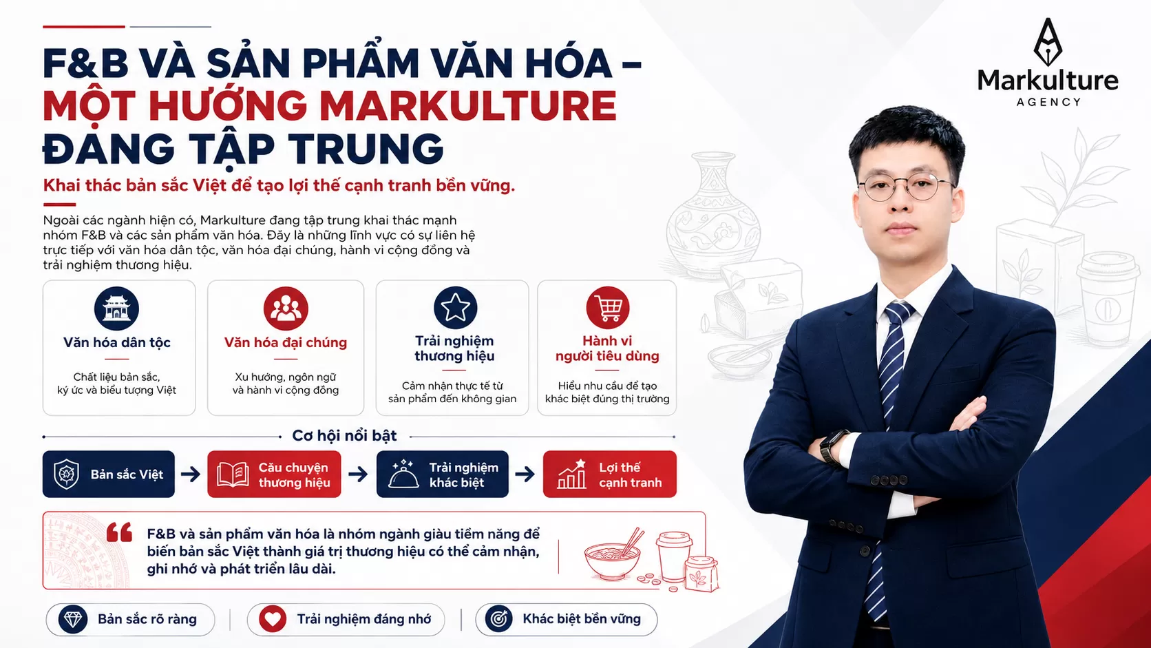 F&B V&Agrave; SẢN PHẨM VĂN H&Oacute;A &ndash; MỘT HƯỚNG MARKULTURE ĐANG TẬP TRUNG