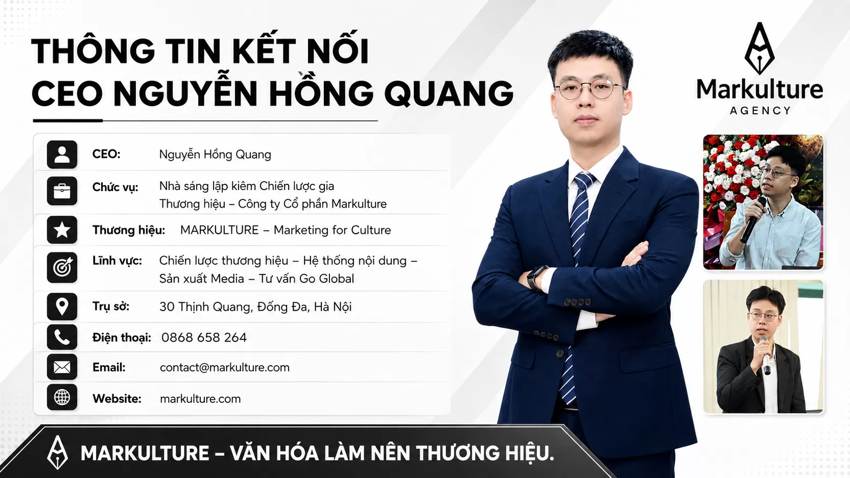 TH&Ocirc;NG TIN KẾT NỐI CEO NGUYỄN HỒNG QUANG