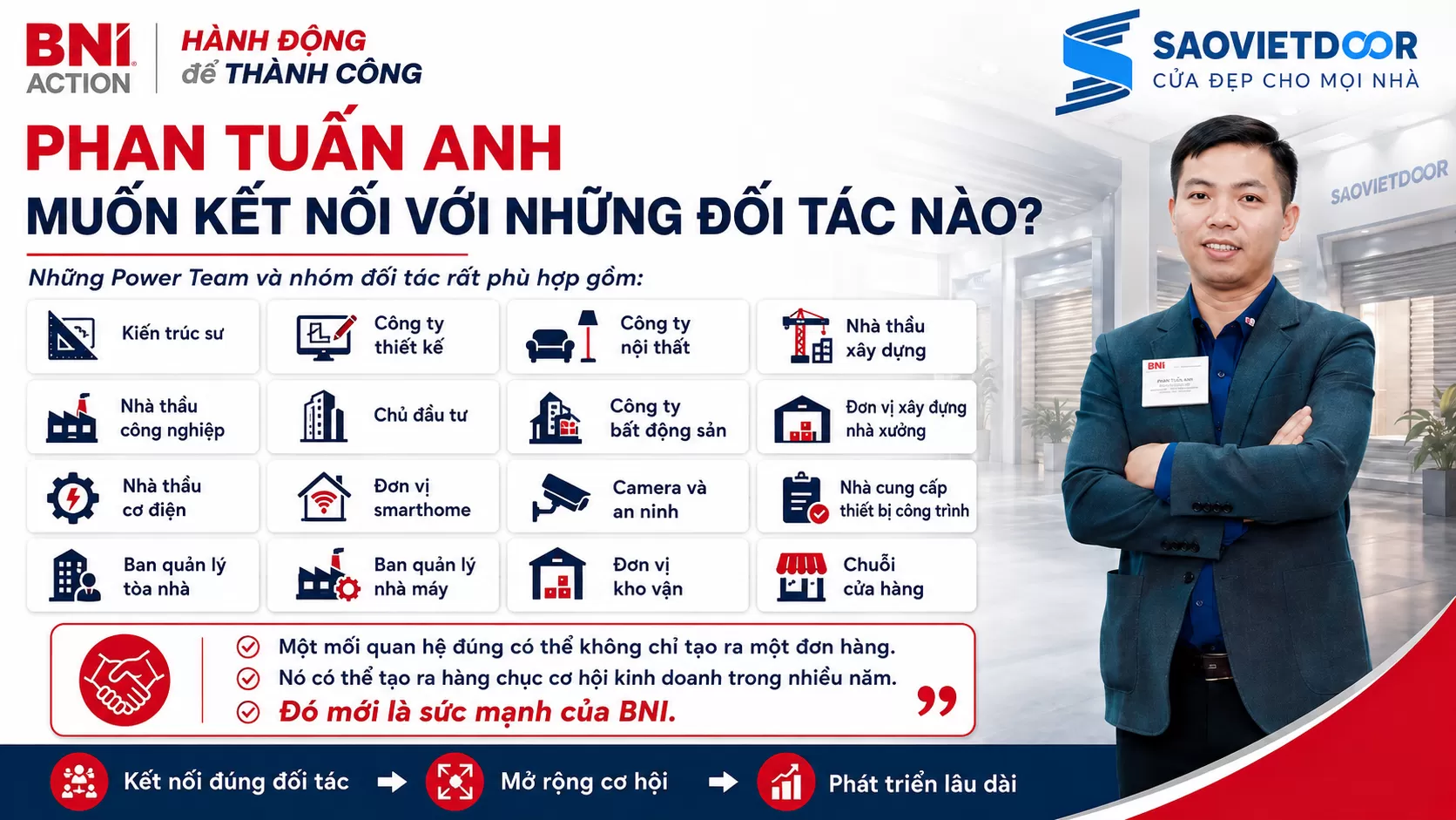 CEO PHAN TUẤN ANH MUỐN KẾT NỐI VỚI NHỮNG ĐỐI T&Aacute;C N&Agrave;O?