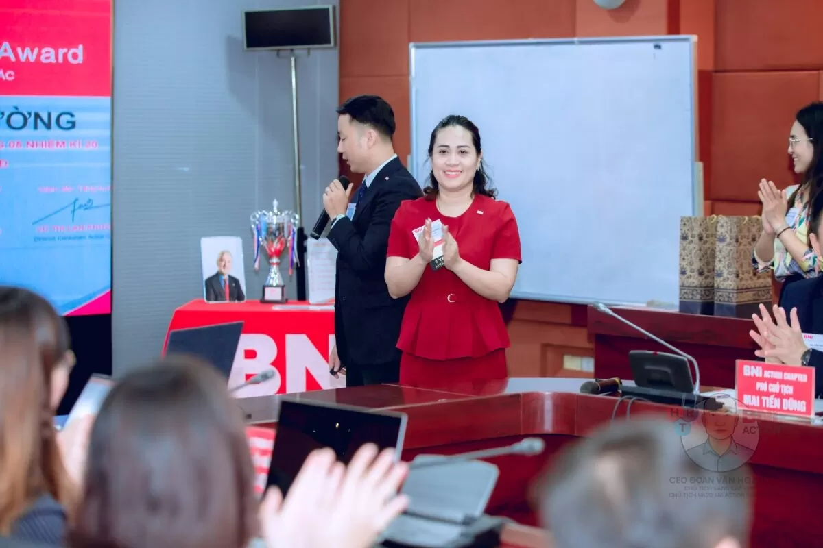 CEO TRẦN THỊ LAN HƯỜNG &ndash; CỰU CHỦ TỊCH MẪU MỰC CỦA BNI ACTION CHAPTER