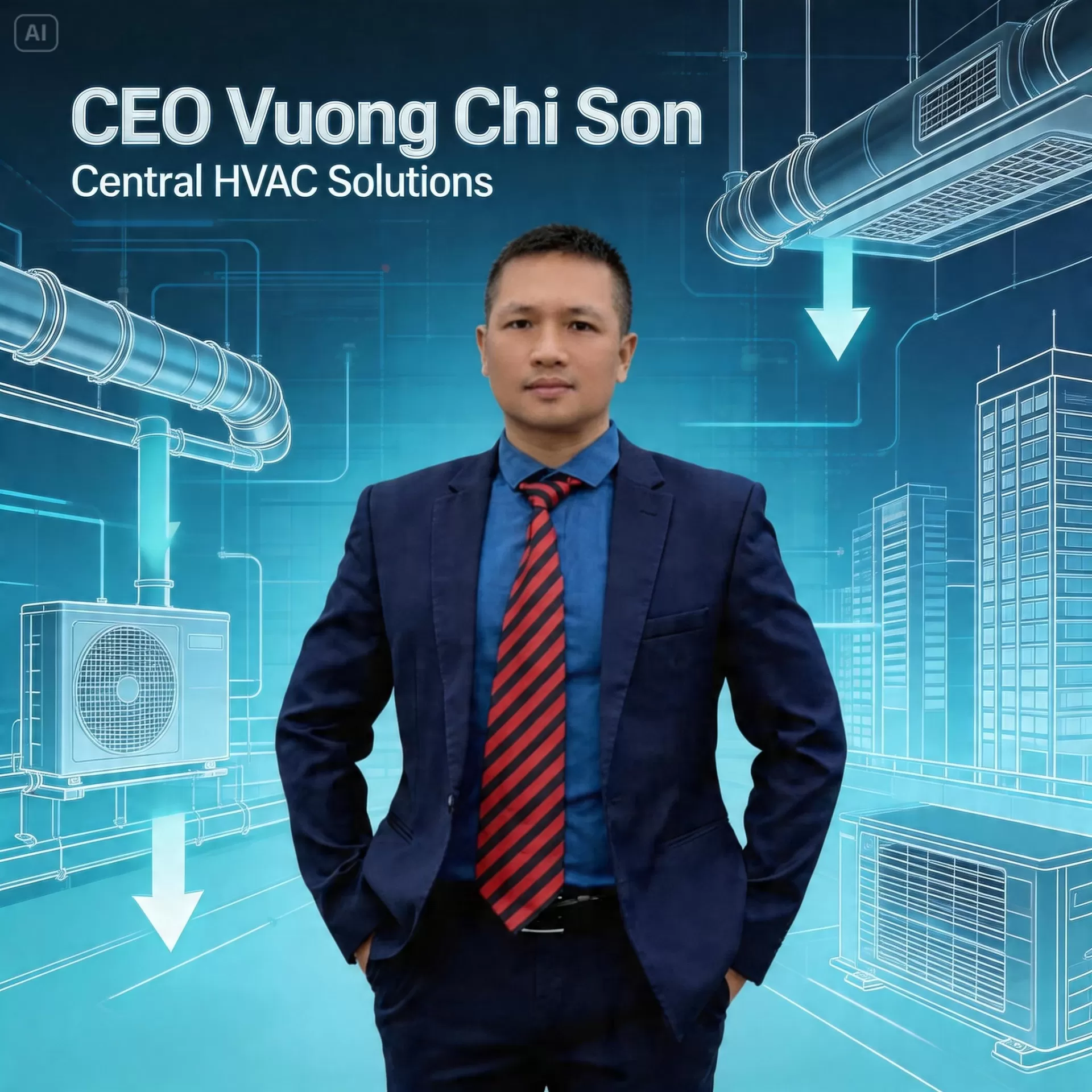 CEO Vương Ch&iacute; Sơn &ndash; Ph&acirc;n Phối Thiết Bị Điều H&ograve;a Trung T&acirc;m
