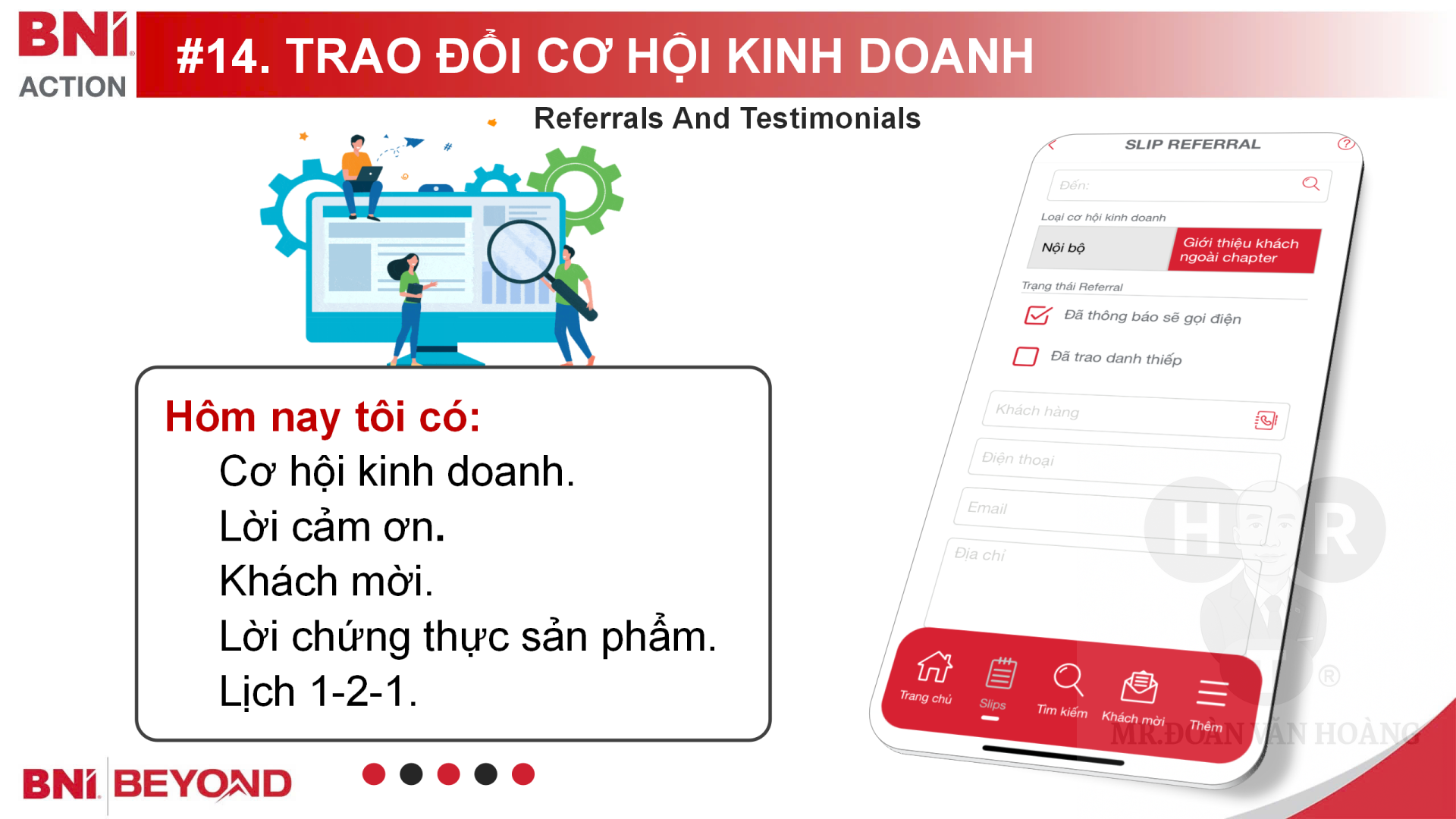 Bước số 14 - Trao Cơ Hội Kinh Doanh