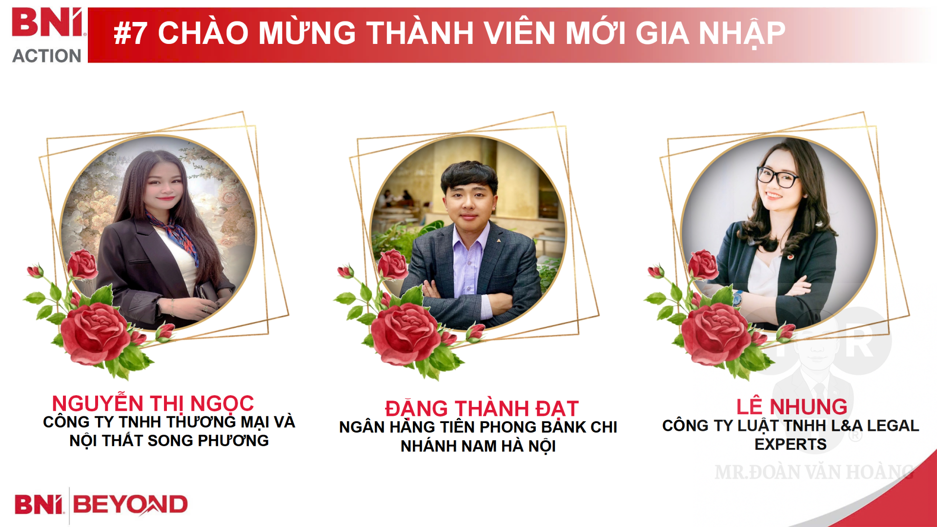 Bước số 7 - Chào đón thành viên mới