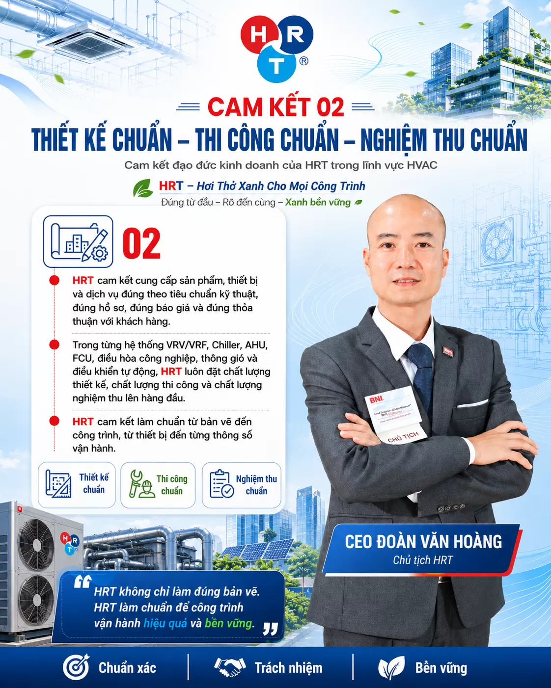 2. Cam kết chất lượng thiết kế – thi công – nghiệm thu