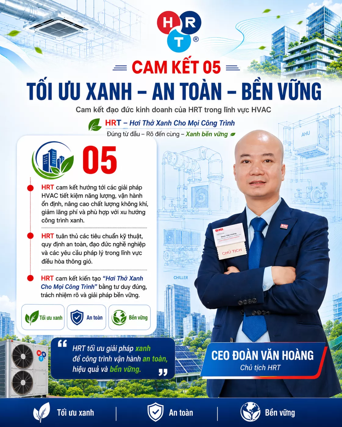 5. Cam kết tối ưu xanh – an toàn – bền vững