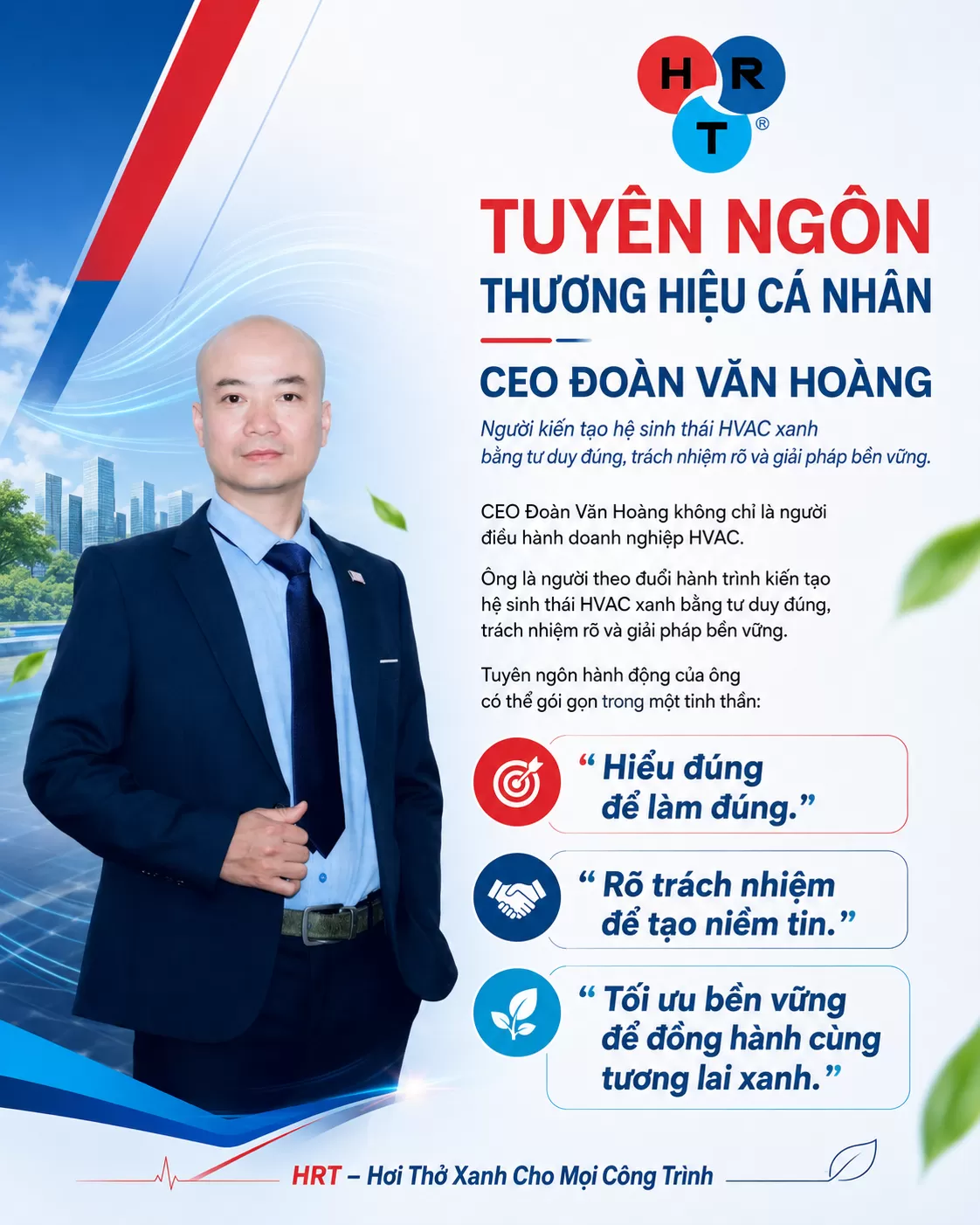 Tuyên ngôn thương hiệu cá nhân CEO Đoàn Văn Hoàng