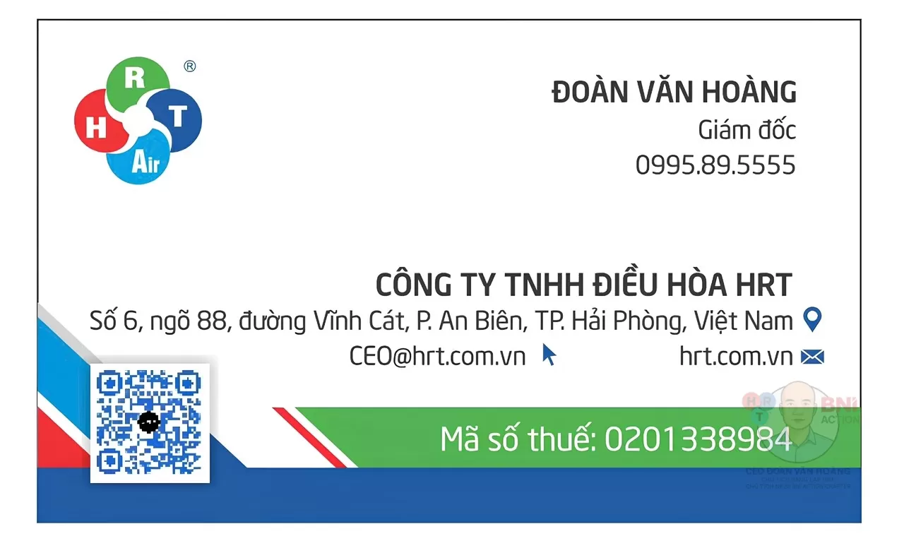 CÔNG TY TNHH ĐIỀU HÒA HRT – CHI NHÁNH HẢI PHÒNG