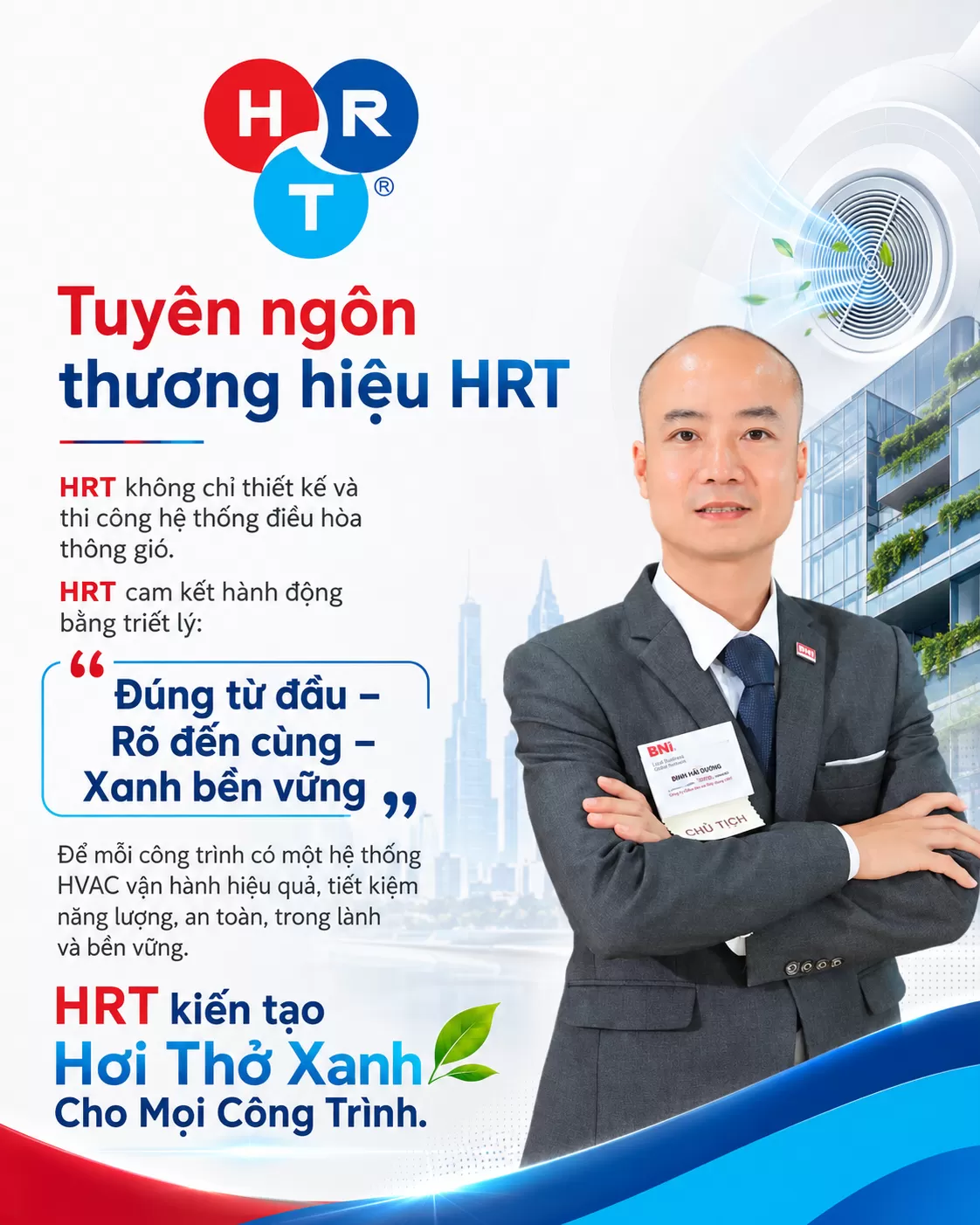 Tuy&ecirc;n ng&ocirc;n thương hiệu HRT