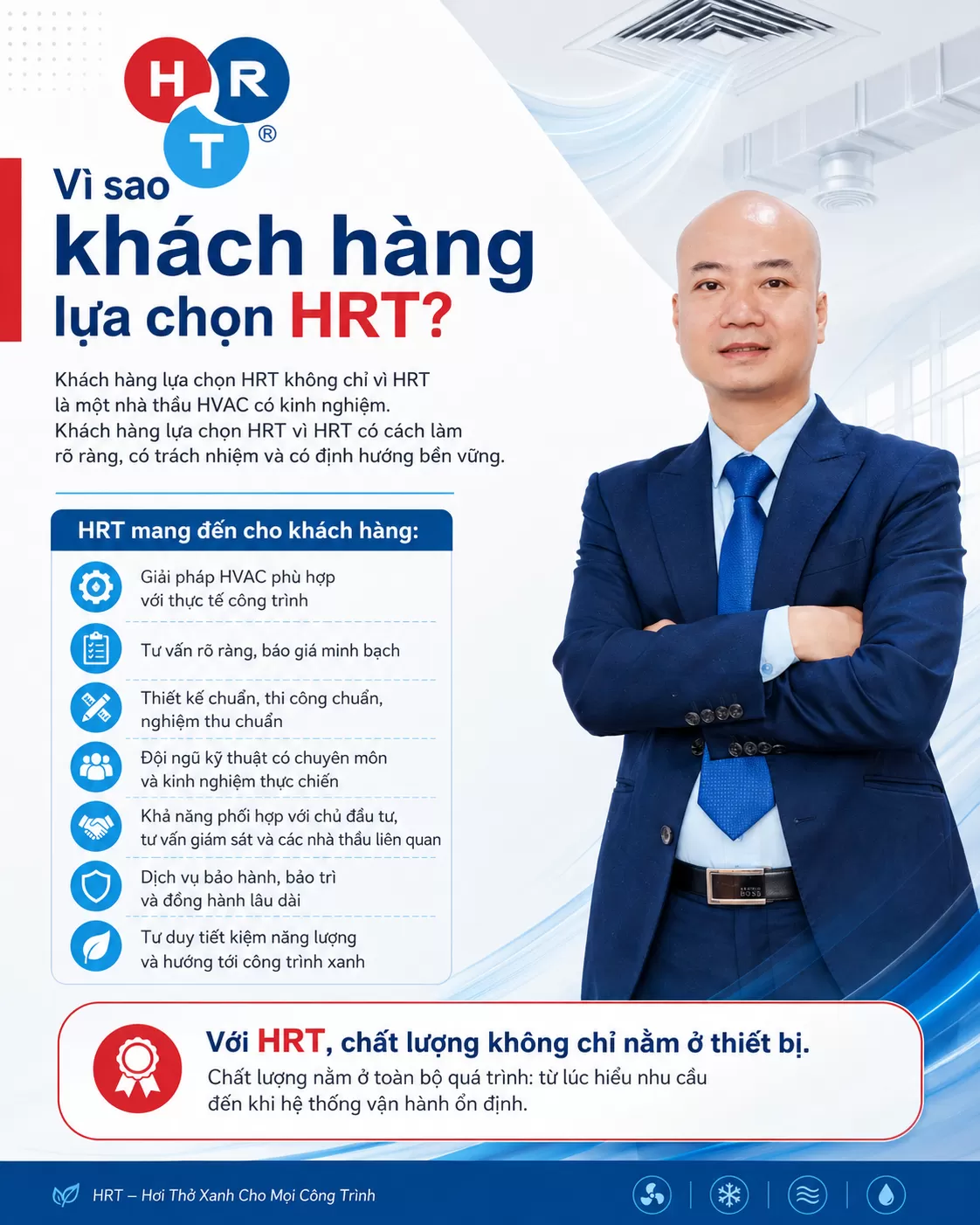 V&igrave; sao kh&aacute;ch h&agrave;ng lựa chọn HRT?