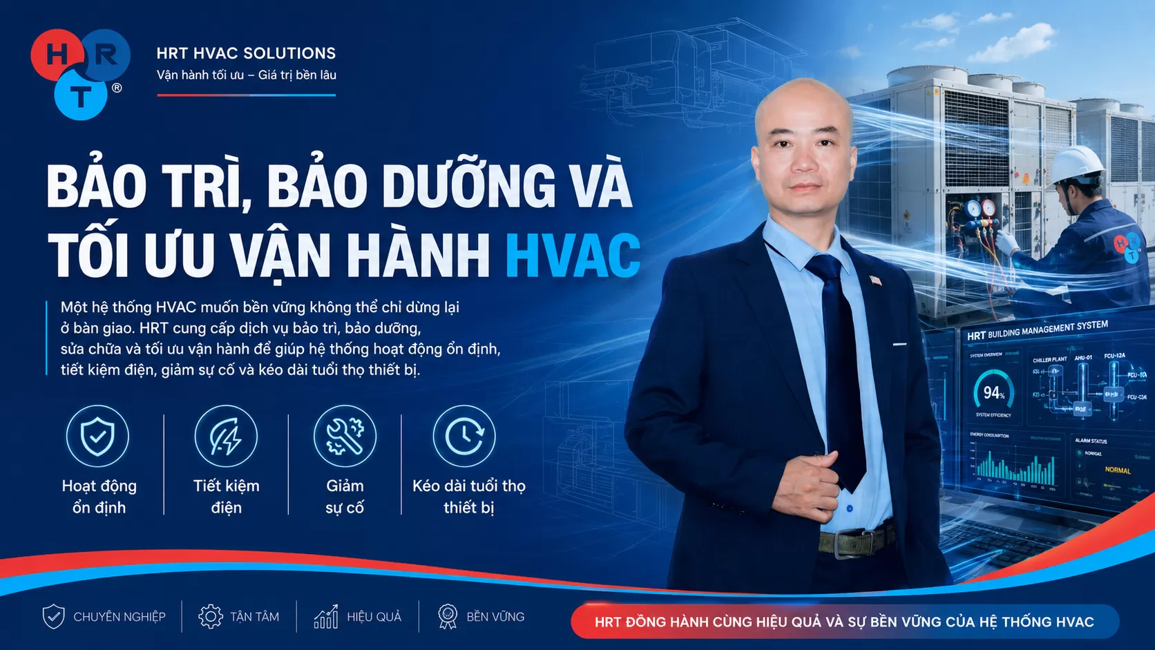 Bảo trì, bảo dưỡng và tối ưu vận hành HVAC