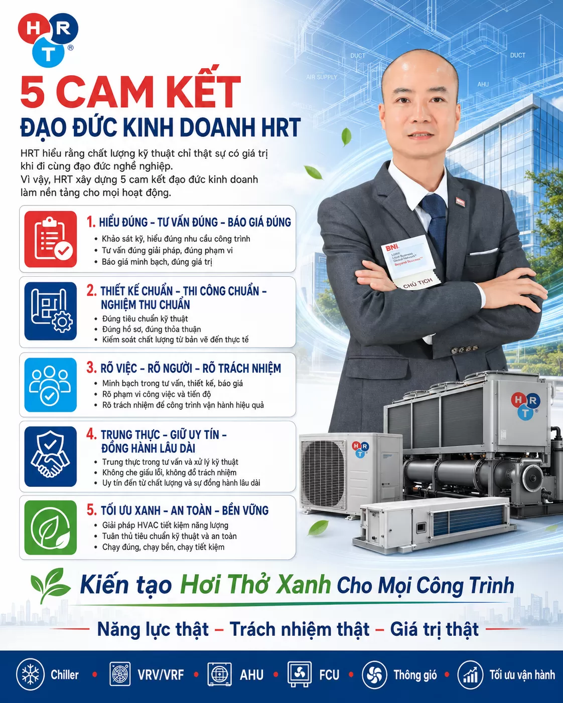 5 cam kết đạo đức kinh doanh HRT