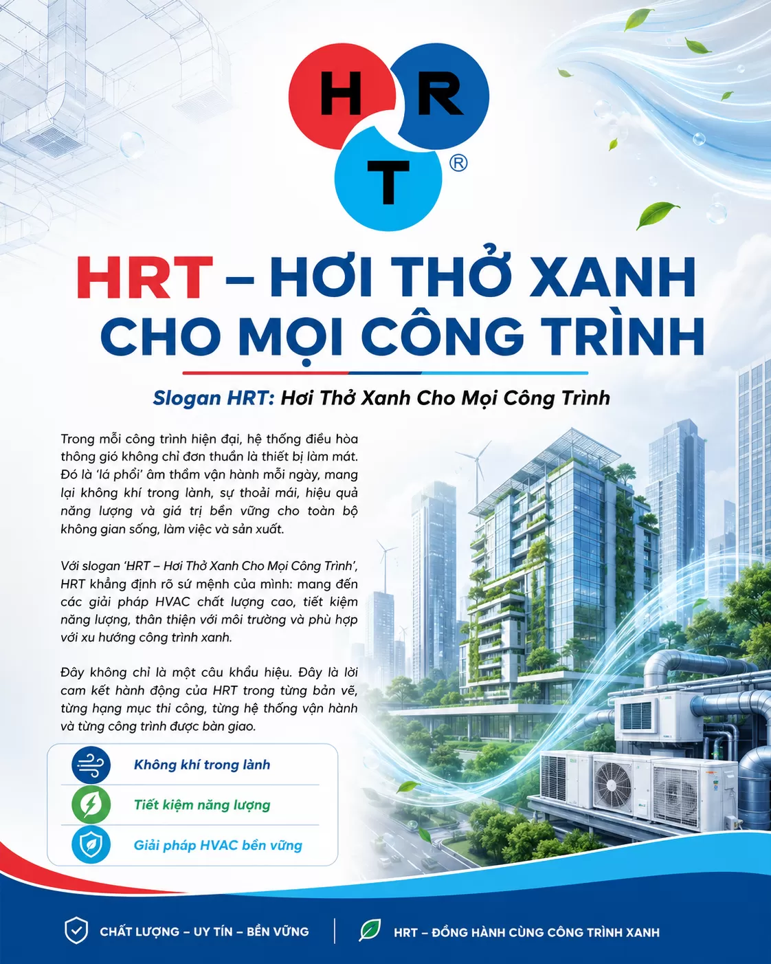 HRT &ndash; Hơi Thở Xanh Cho Mọi C&ocirc;ng Tr&igrave;nh