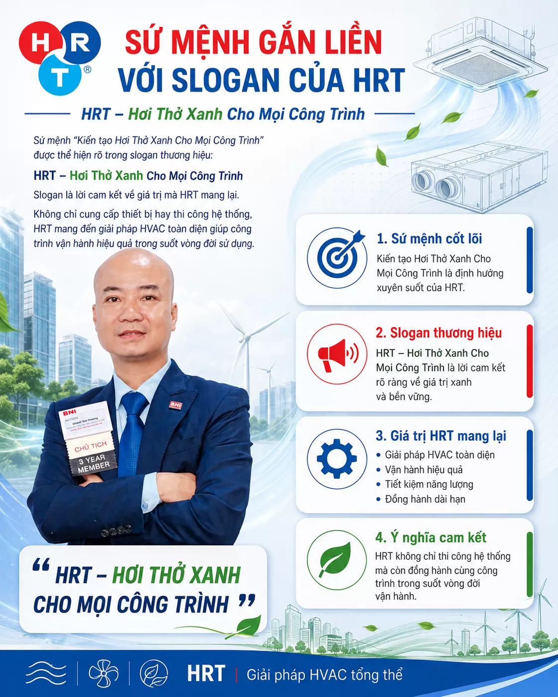 Sứ Mệnh Gắn Liền Với Slogan Của HRT