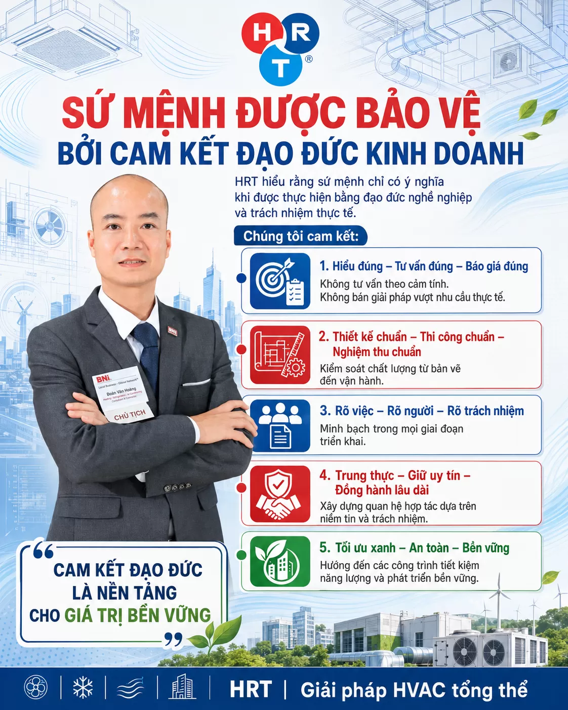 Sứ Mệnh Được Bảo Vệ Bởi Cam Kết Đạo Đức Kinh Doanh