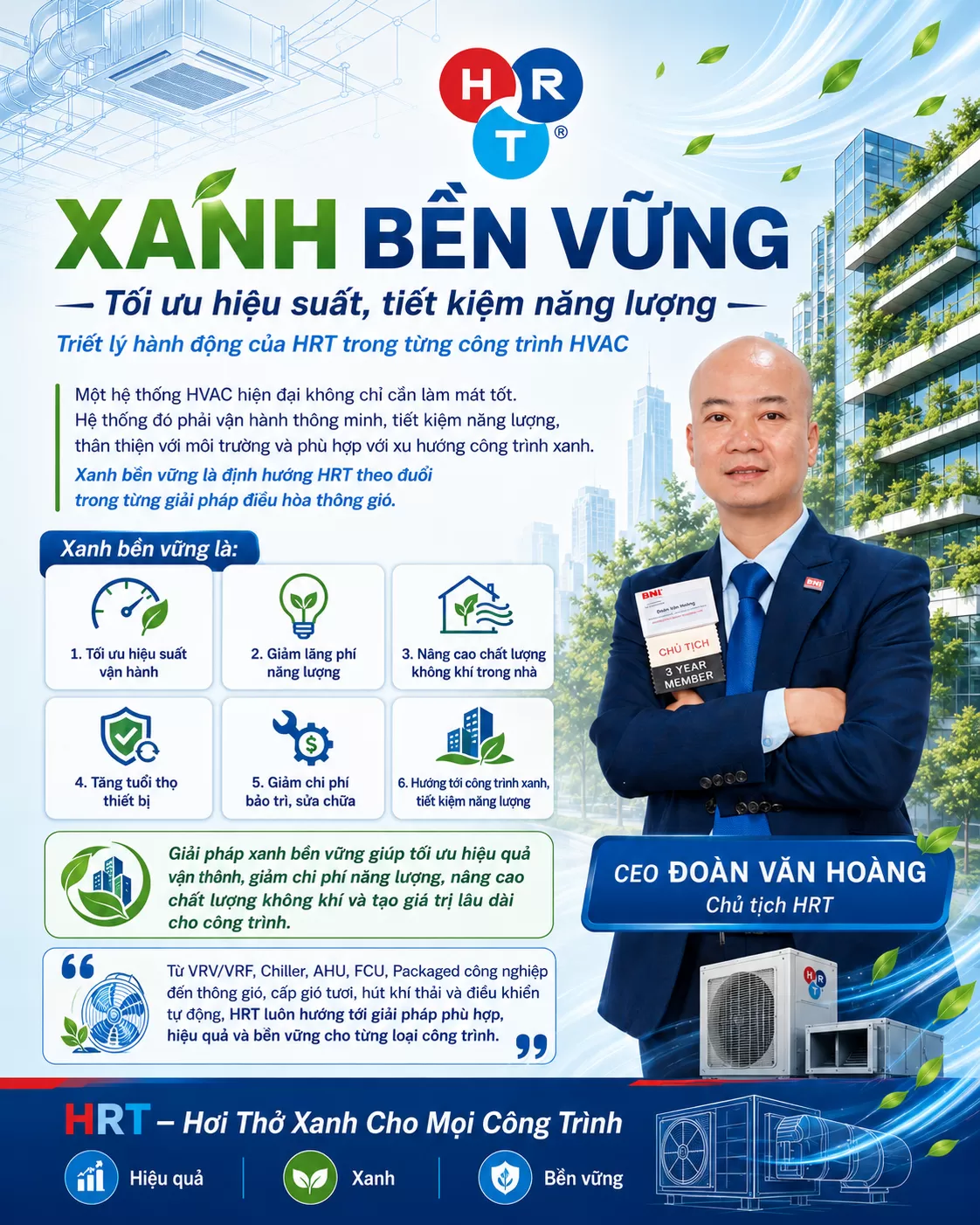 Xanh bền vững &ndash; Tối ưu hiệu suất, tiết kiệm năng lượng