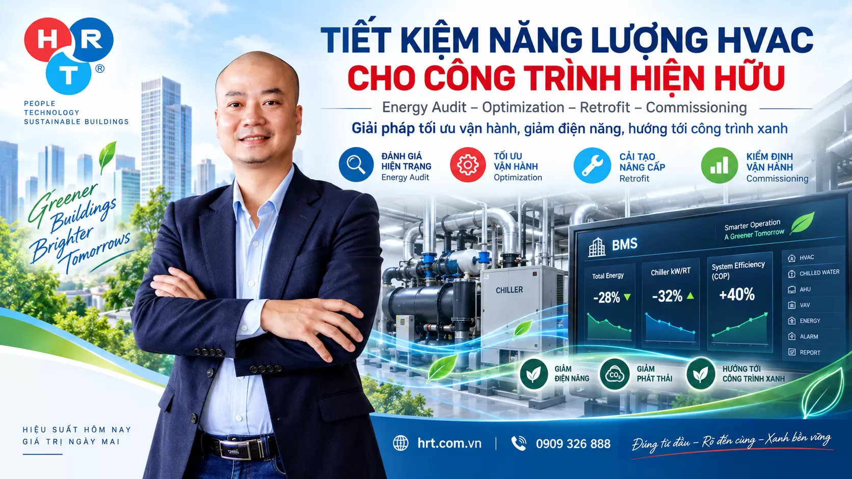 Tiết Kiệm Năng Lượng HVAC Cho Công Trình Hiện Hữu