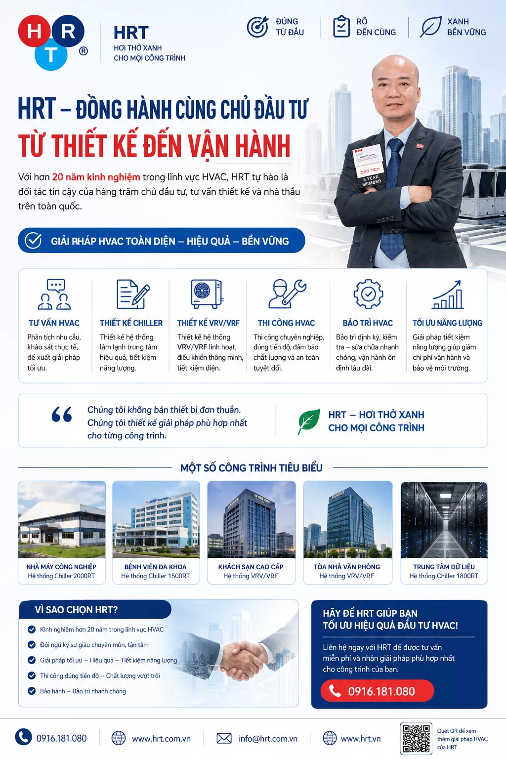 HRT – Đồng Hành Cùng Chủ Đầu Tư Từ Thiết Kế Đến Vận Hành
