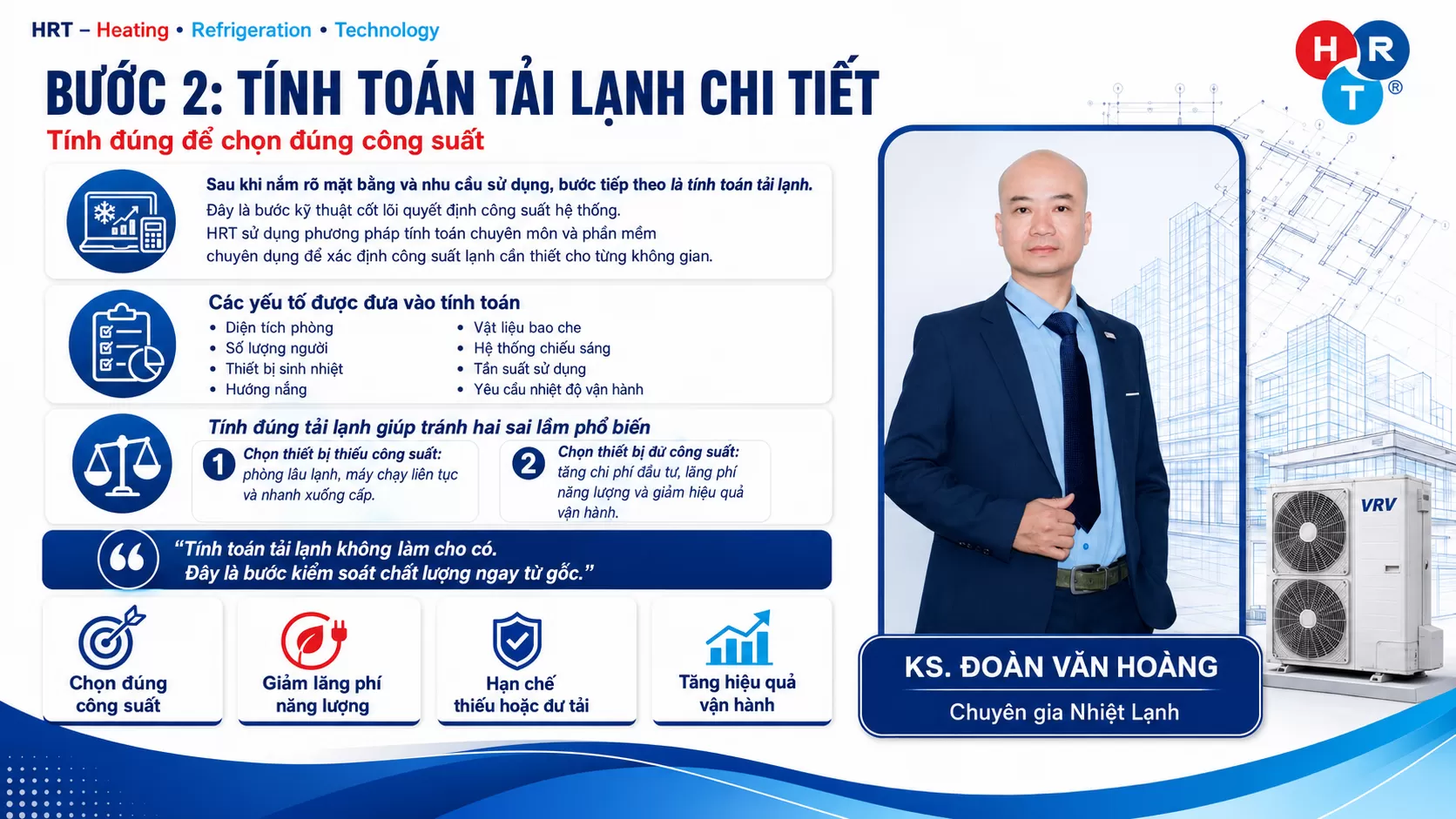 Bước 2: T&iacute;nh to&aacute;n tải lạnh chi tiết