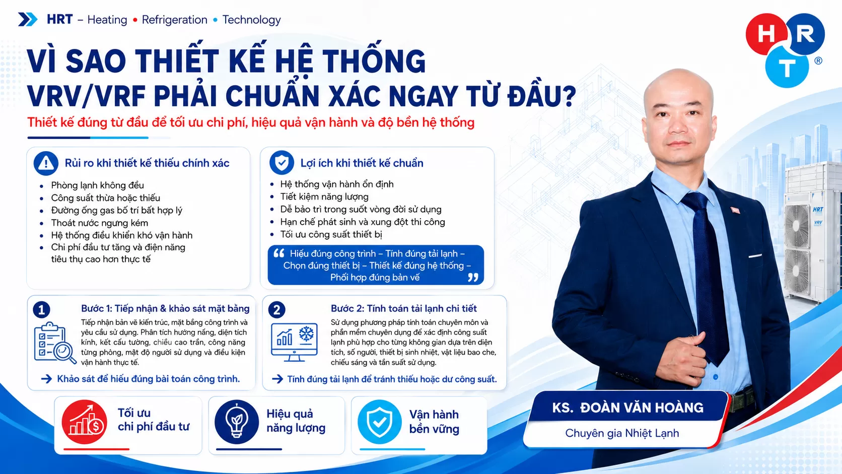 V&igrave; sao thiết kế hệ thống VRV/VRF phải chuẩn x&aacute;c ngay từ đầu