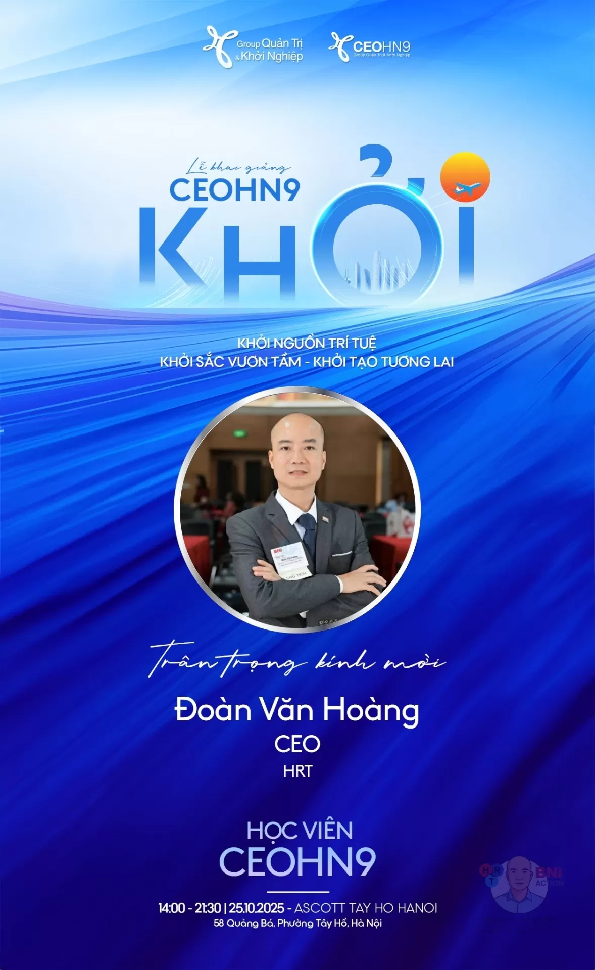 LỄ KHAI GIẢNG CEOHN9 – KHỞI