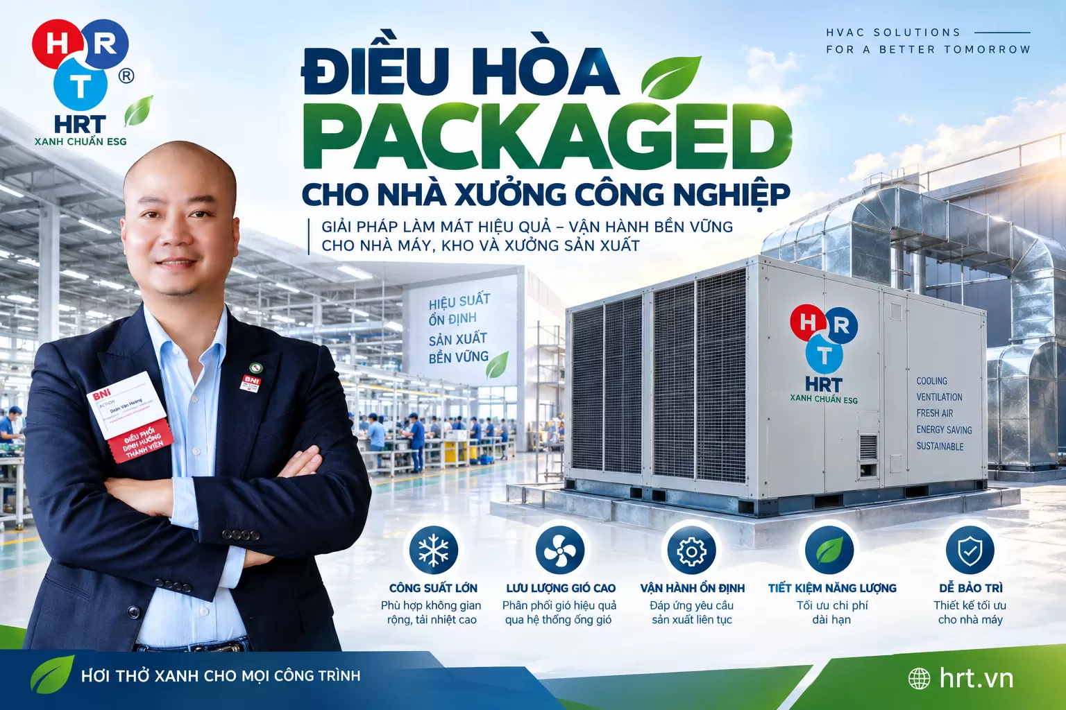 Điều Hòa Packaged Cho Nhà Xưởng Công Nghiệp